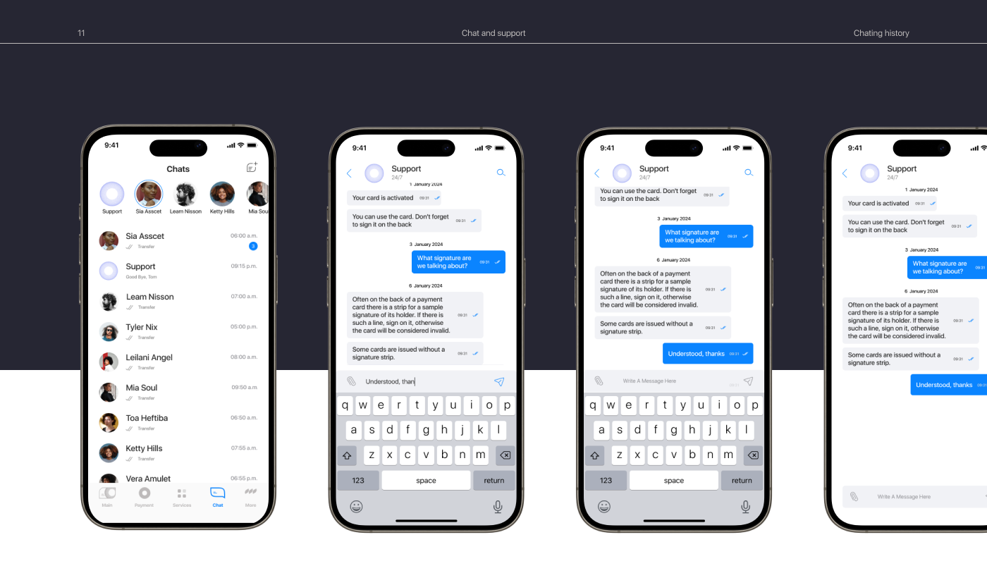 Bank applicaion – UX UI Design — Изображение №12 — Интерфейсы на Dprofile
