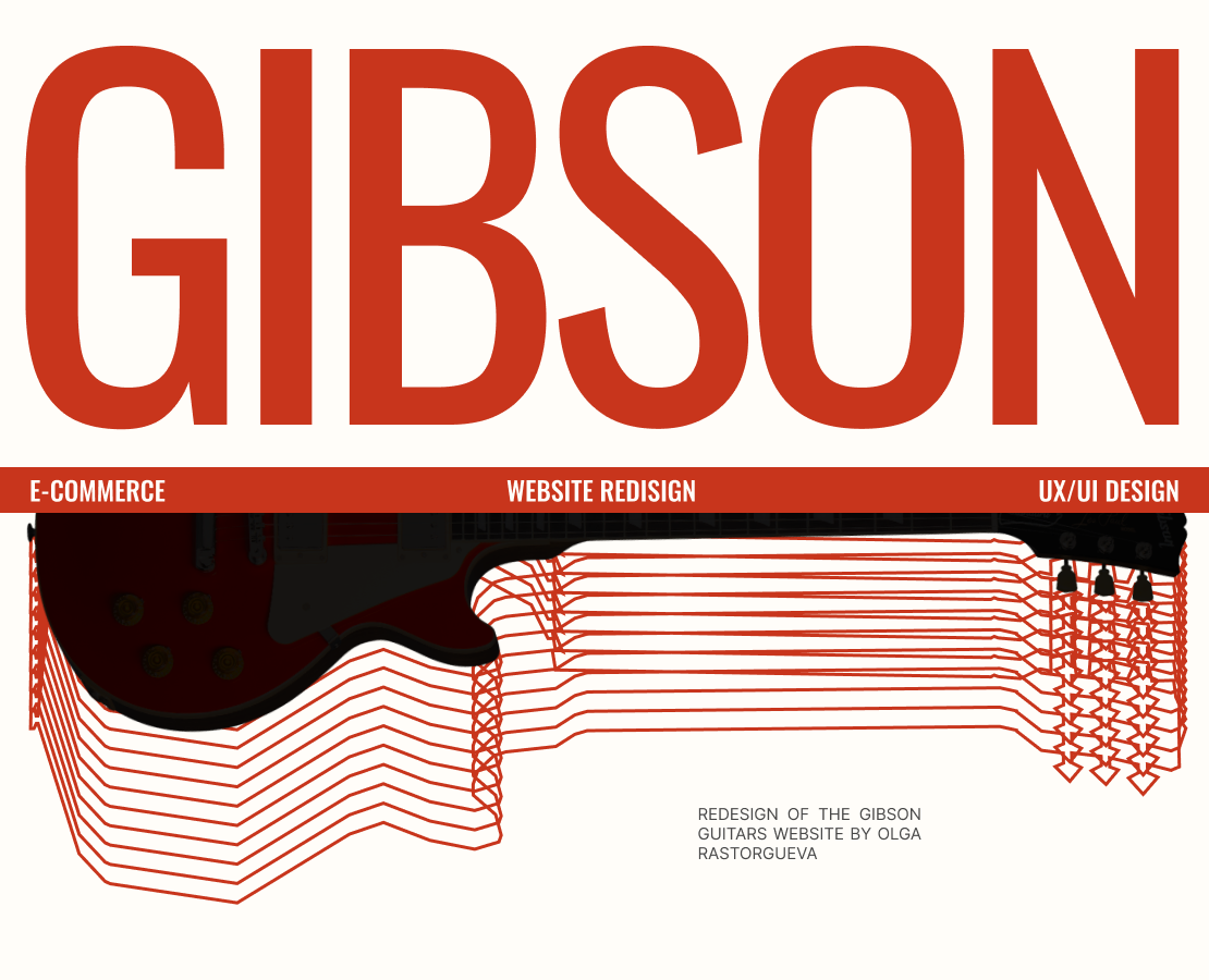 Gibson | E-commerce website redisign — Интерфейсы, Брендинг на Dprofile