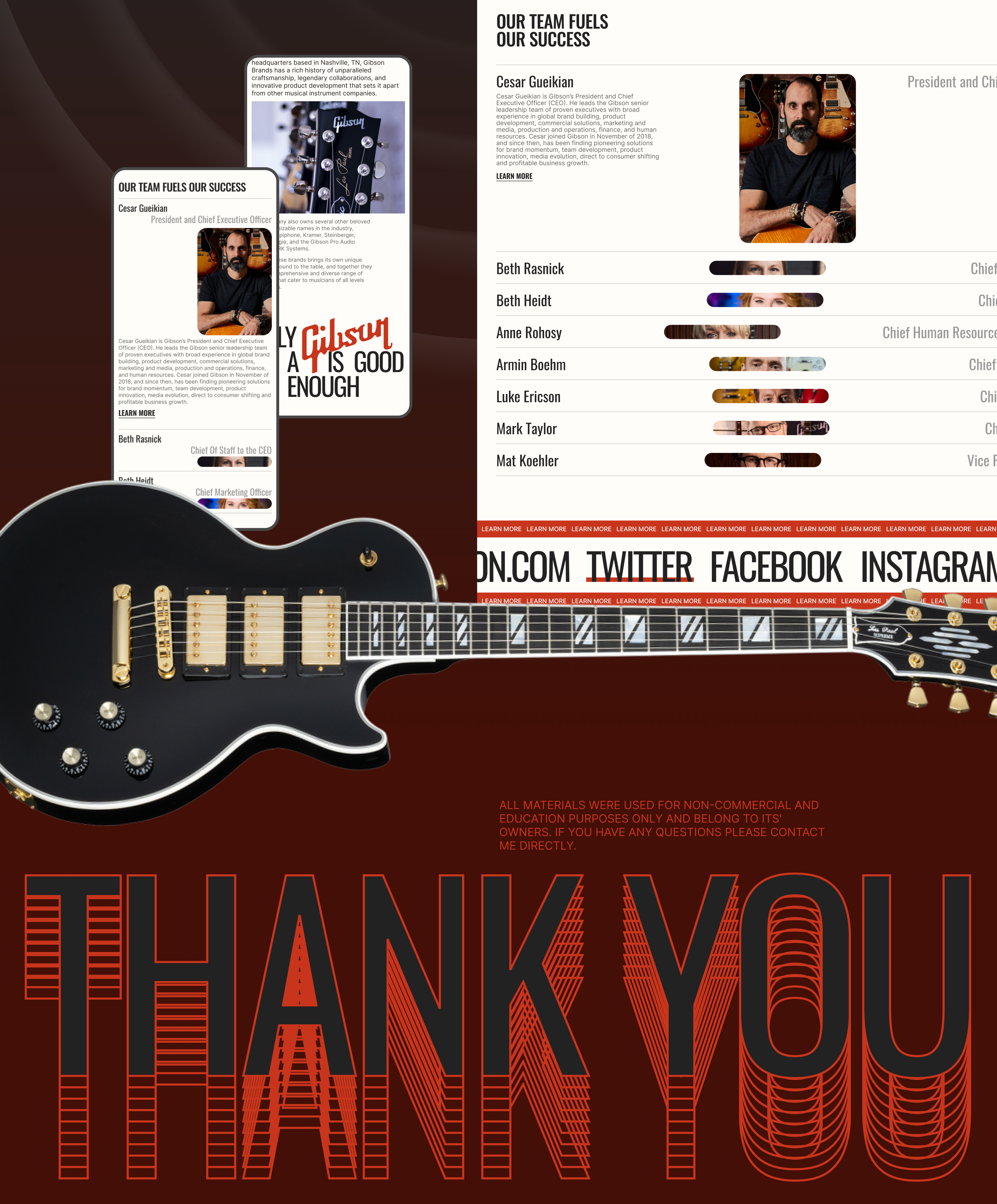 Gibson | E-commerce website redisign — Изображение №10 — Интерфейсы, Брендинг на Dprofile