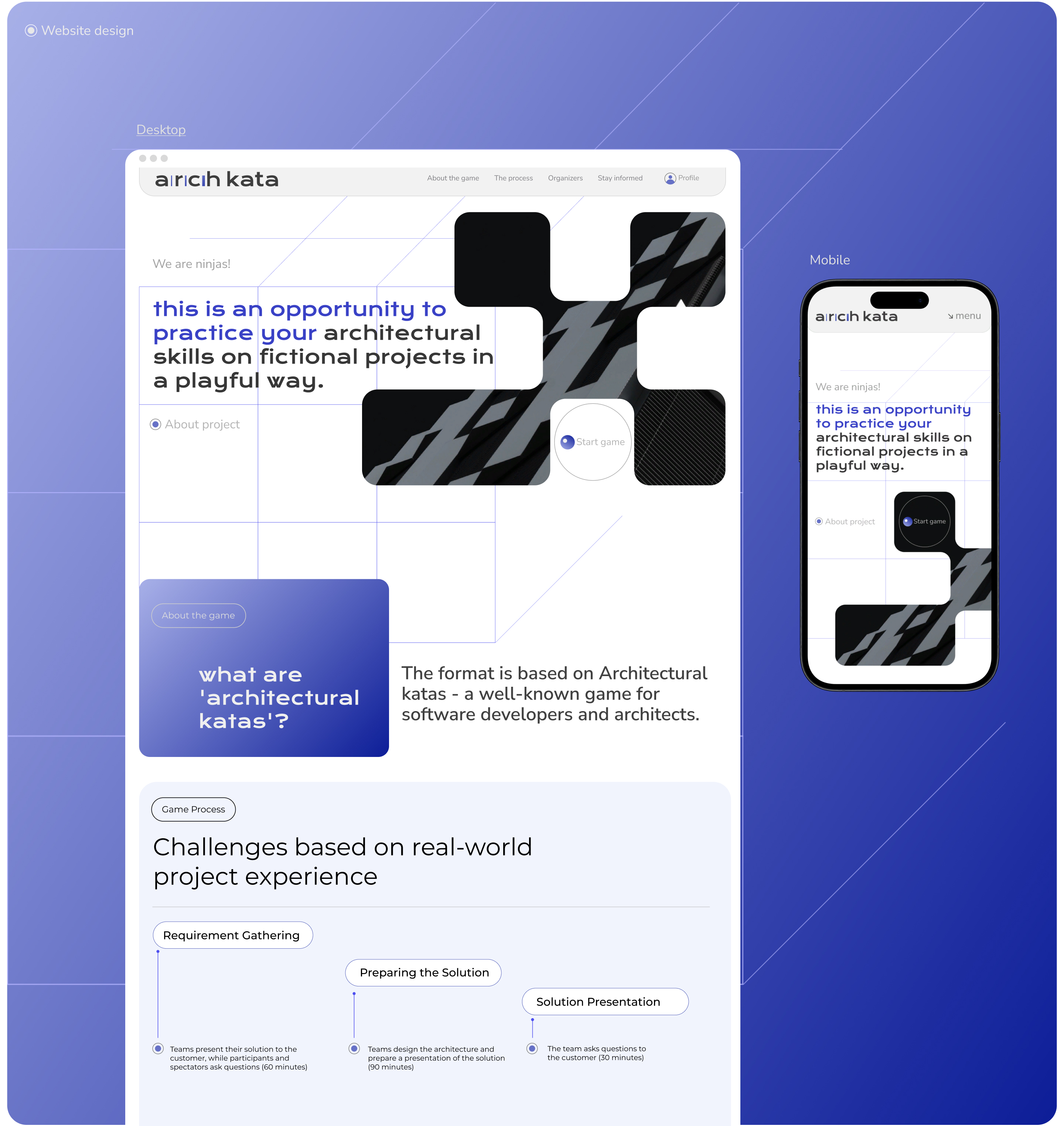 Architectural katas — Изображение №2 — Интерфейсы, Брендинг на Dprofile