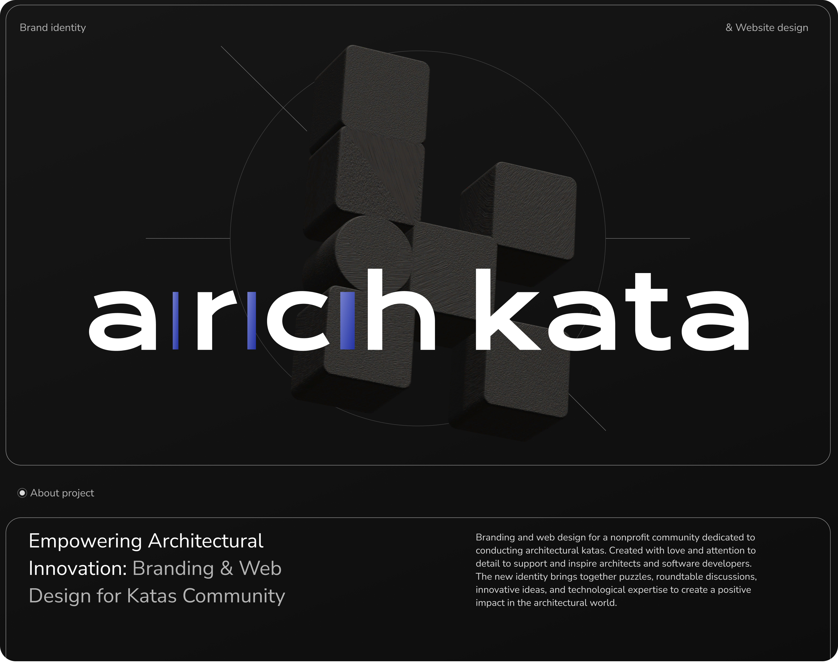 Architectural katas — Изображение №1 — Интерфейсы, Брендинг на Dprofile