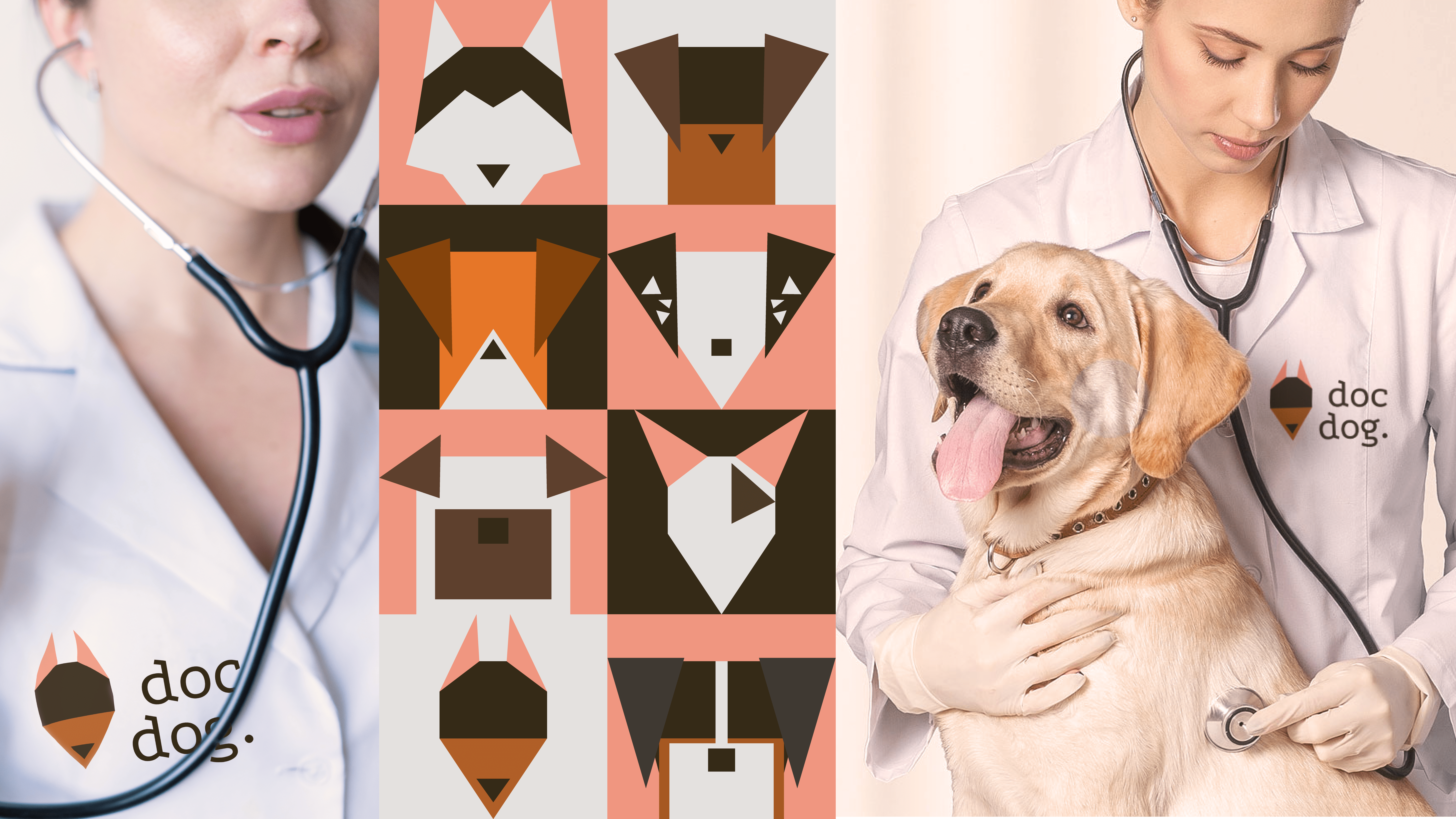 Docdog. Логотип для ветеринарной клиники. — Изображение №11 — Брендинг, Графика на Dprofile