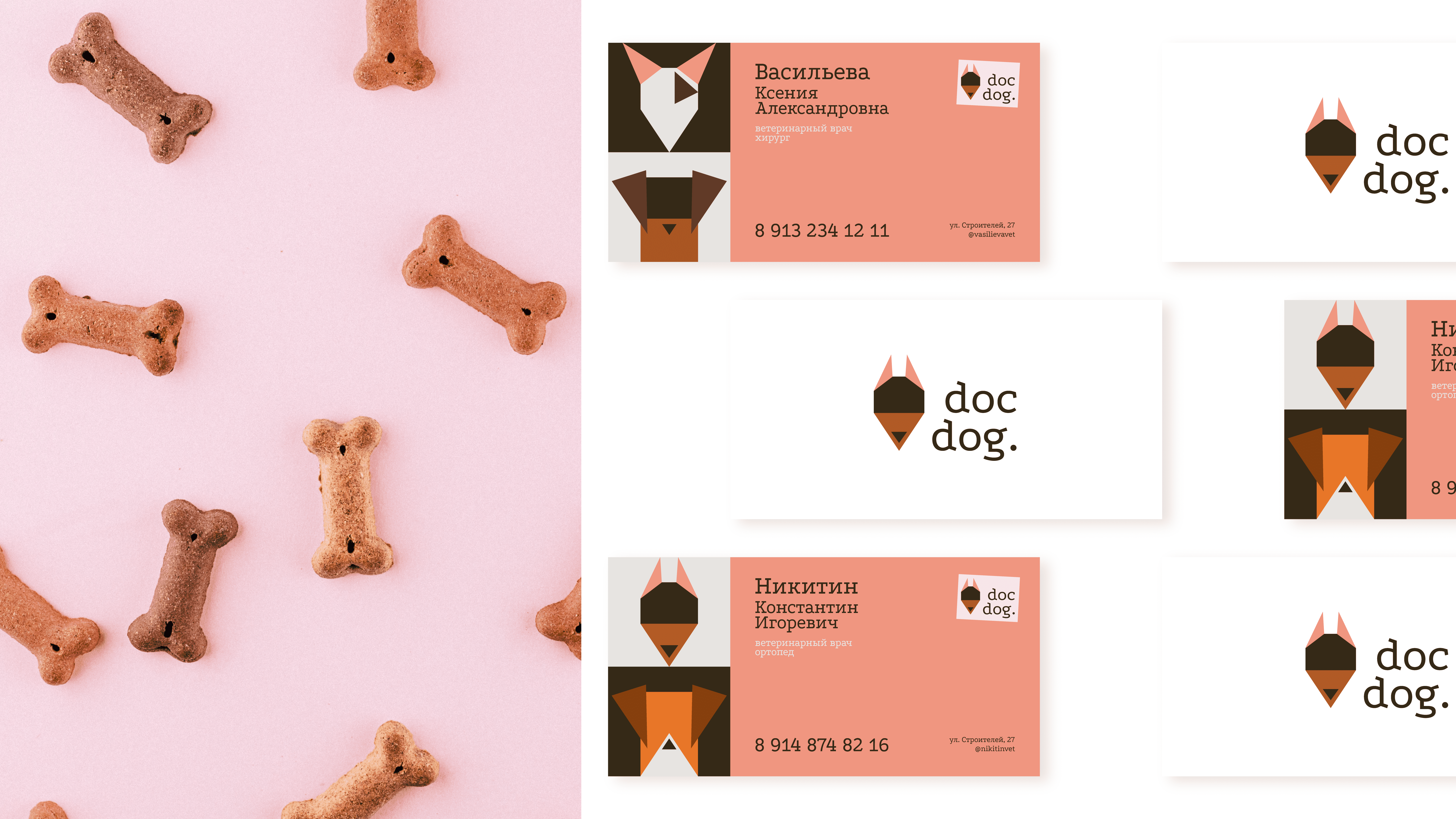 Docdog. Логотип для ветеринарной клиники. — Изображение №7 — Брендинг, Графика на Dprofile