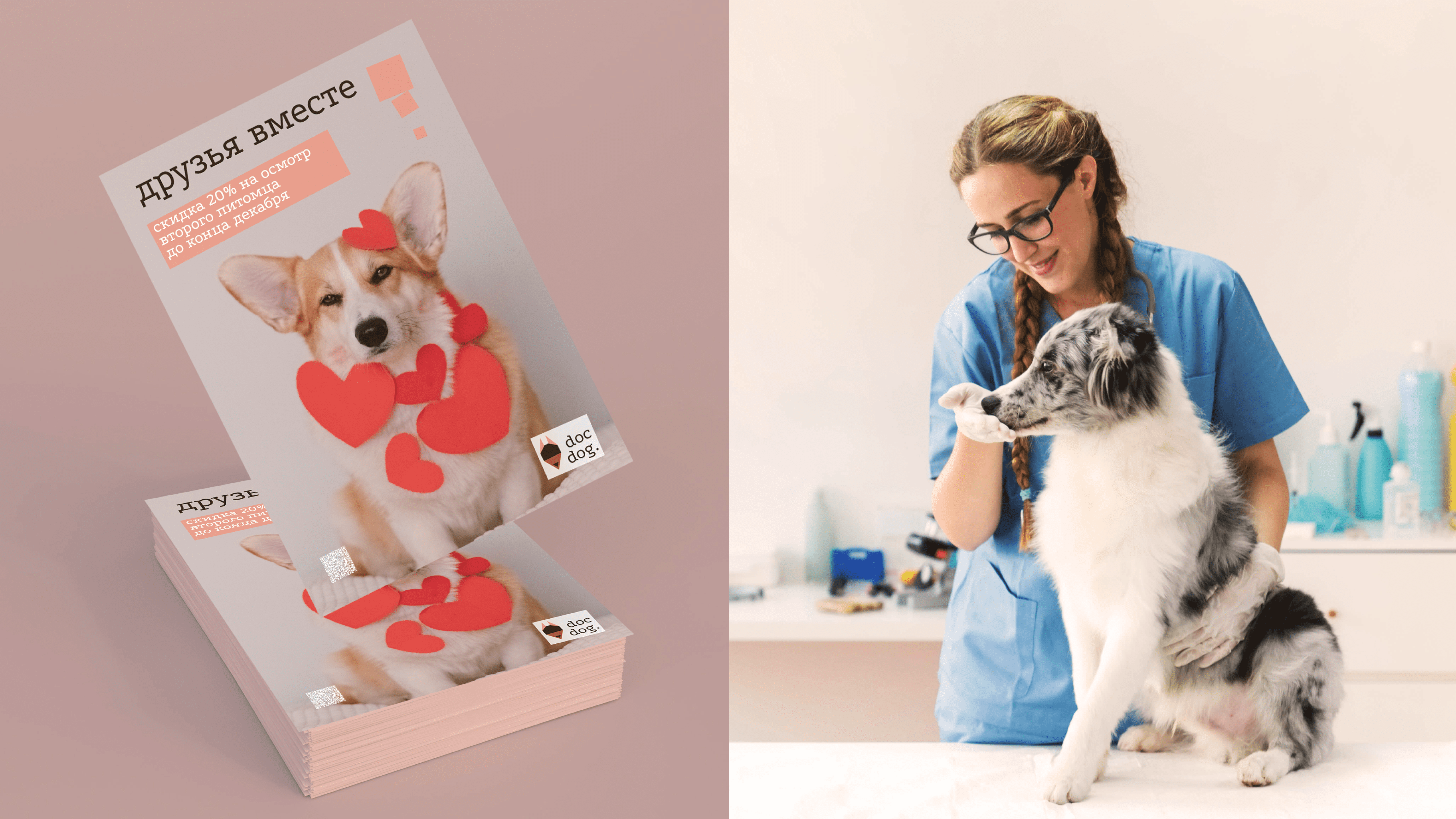 Docdog. Логотип для ветеринарной клиники. — Изображение №9 — Брендинг, Графика на Dprofile