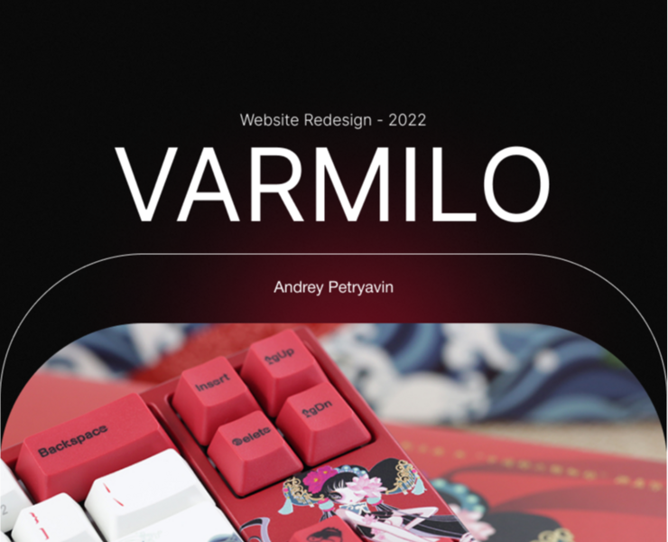 Varmilo project — Интерфейсы, Графика на Dprofile