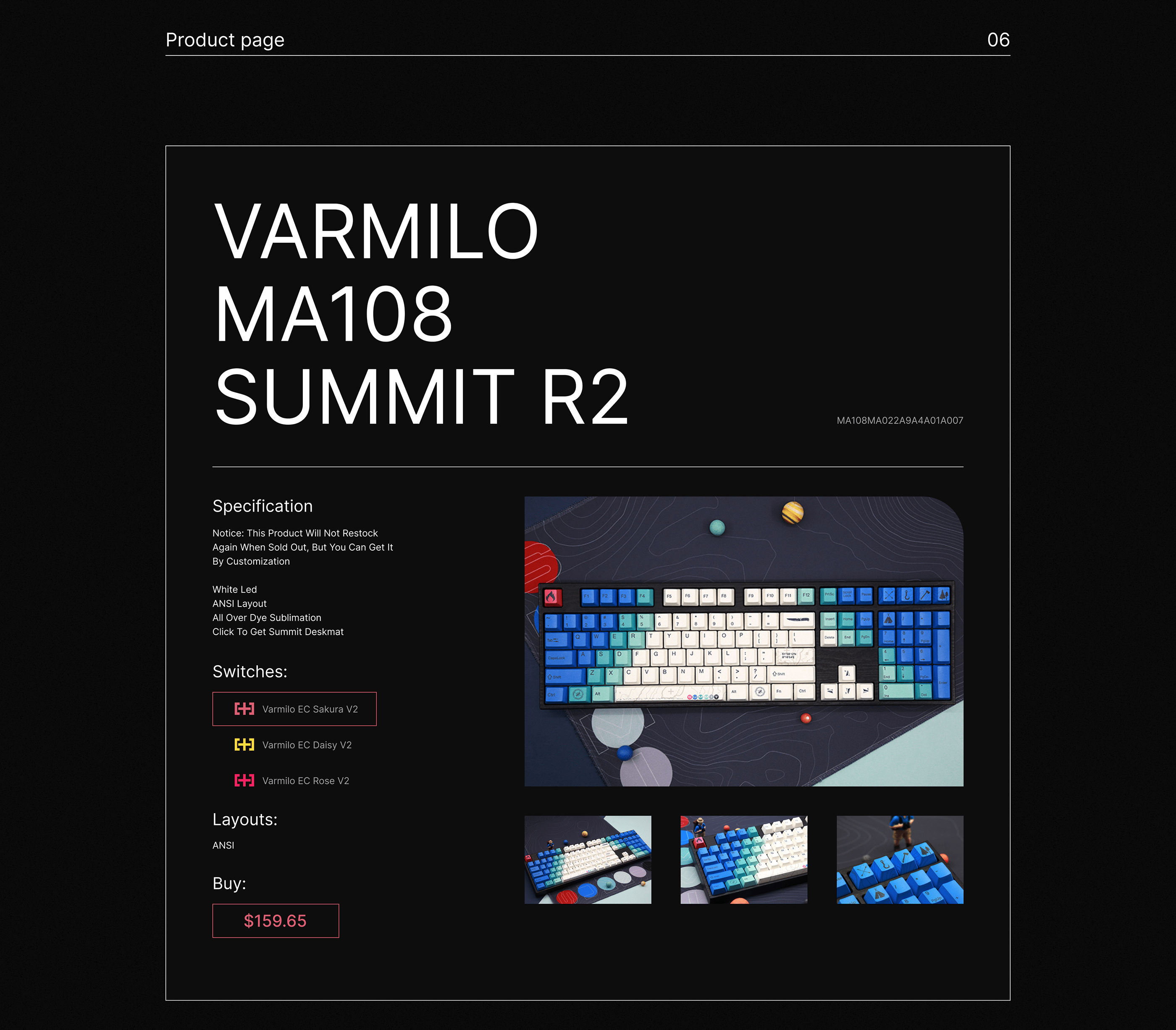 Varmilo project — Изображение №15 — Интерфейсы, Графика на Dprofile