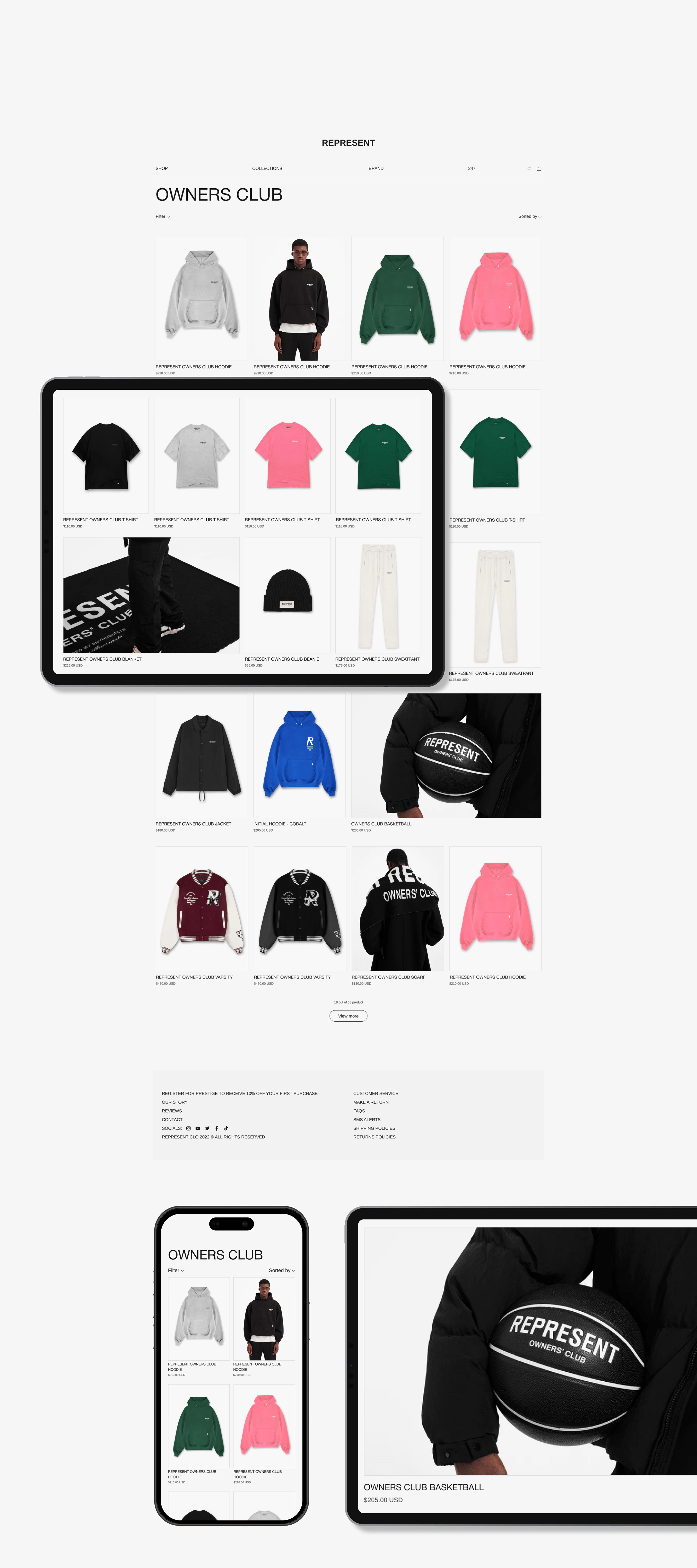 Represent clothing — Изображение №6 — Интерфейсы, Графика на Dprofile