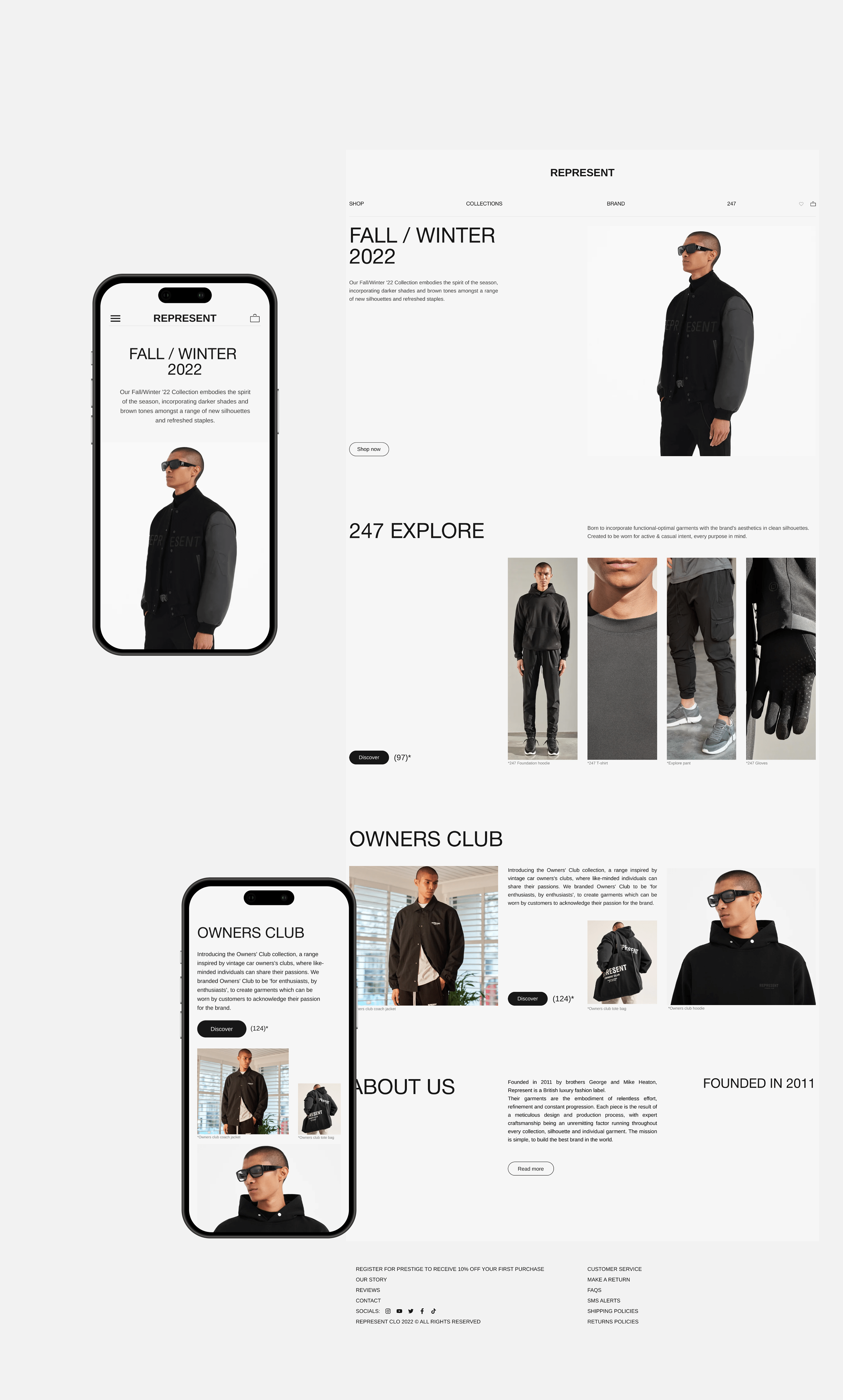 Represent clothing — Изображение №5 — Интерфейсы, Графика на Dprofile