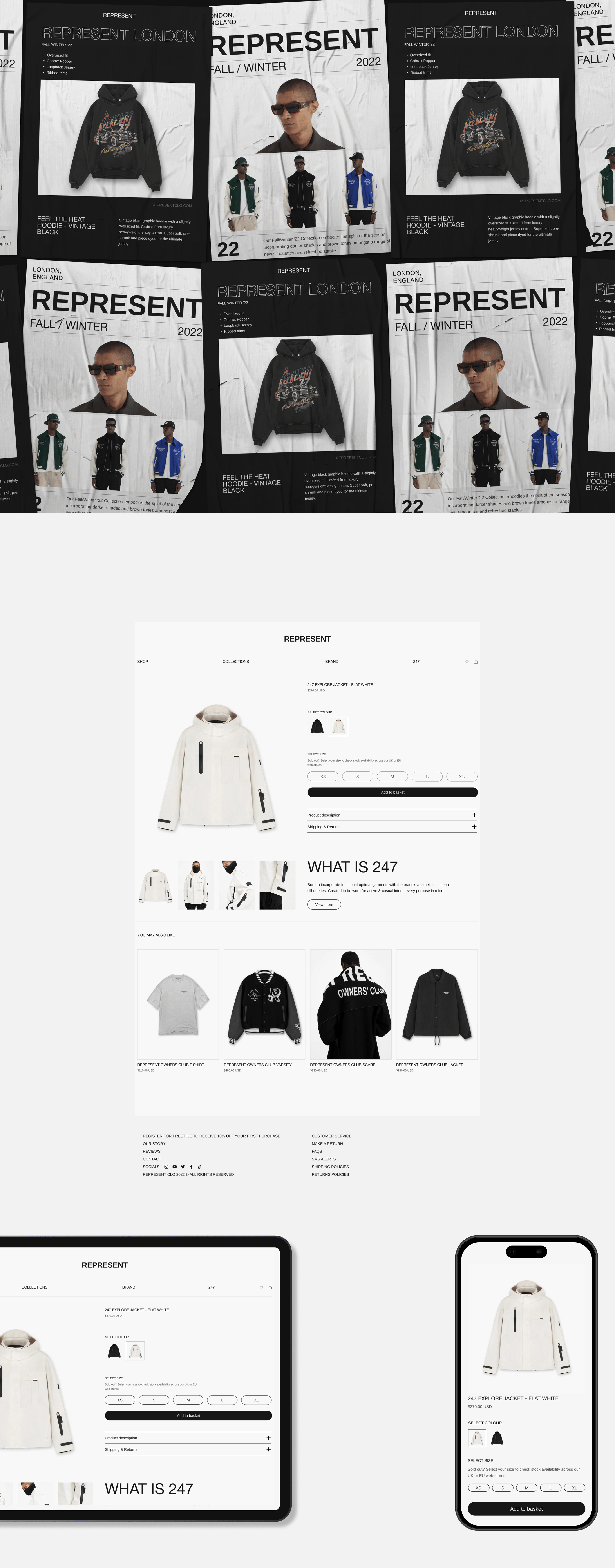 Represent clothing — Изображение №8 — Интерфейсы, Графика на Dprofile