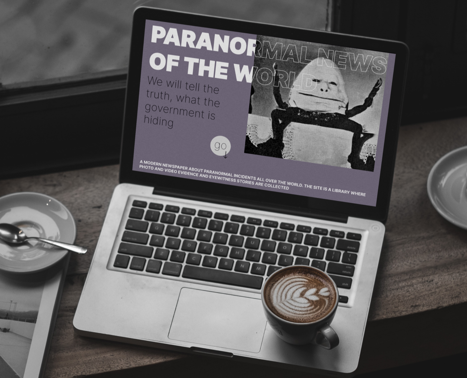 Паранормальная газета — Интерфейсы, Графика на Dprofile