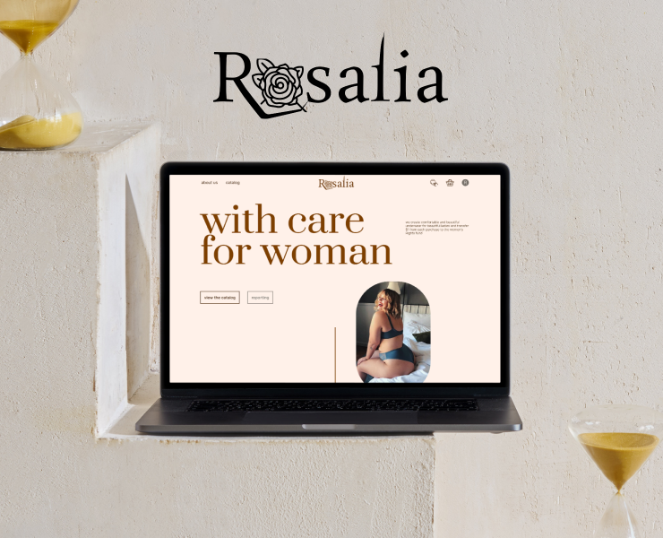 интернет-магазин нижнего белья"Rosalia" — Интерфейсы, Брендинг на Dprofile