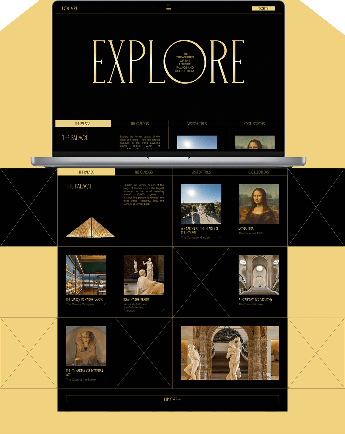 Louvre — Изображение №7 — Интерфейсы, Брендинг на Dprofile