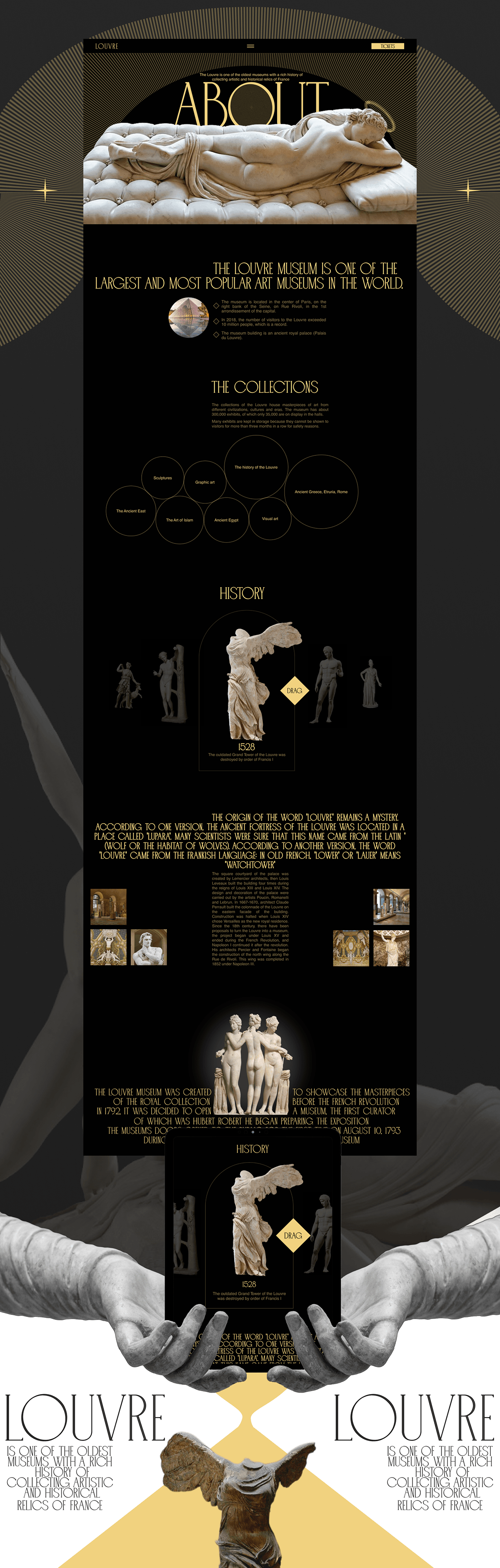 Louvre — Изображение №6 — Интерфейсы, Брендинг на Dprofile