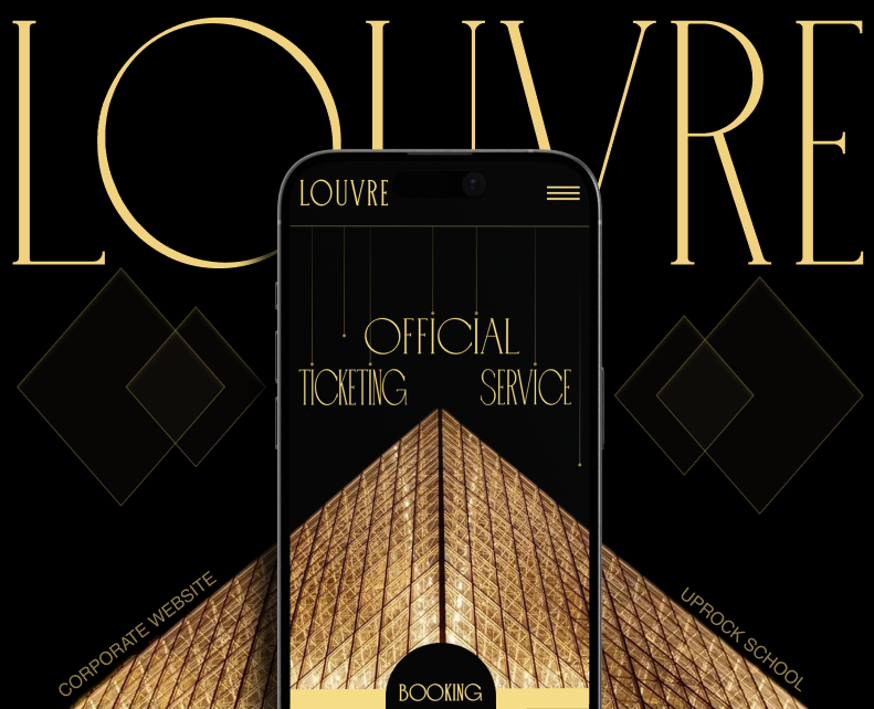 Louvre — Интерфейсы, Брендинг на Dprofile
