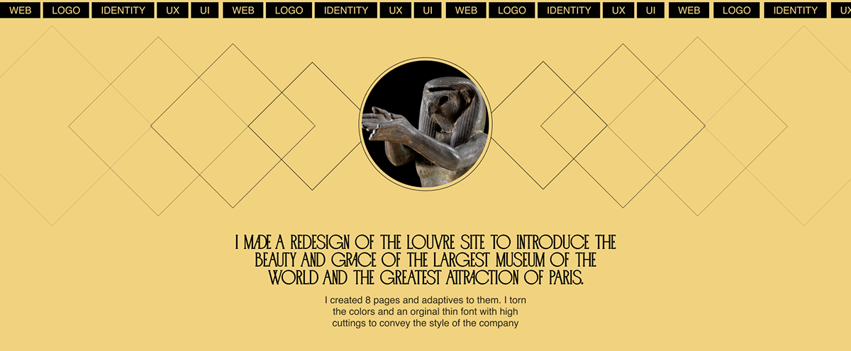 Louvre — Изображение №2 — Интерфейсы, Брендинг на Dprofile