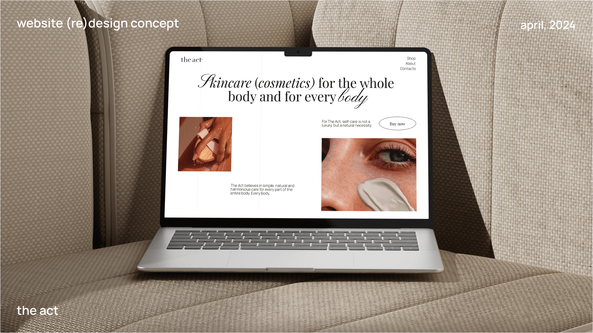 the act redesign concept // online beauty store — Изображение №1 — Интерфейсы на Dprofile