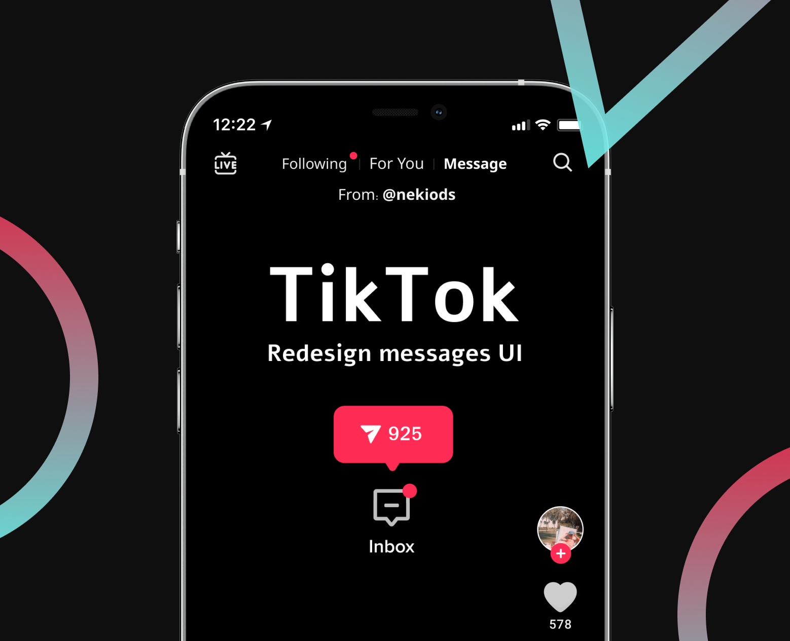 TikTok: New feature (UX/UI) — Интерфейсы на Dprofile