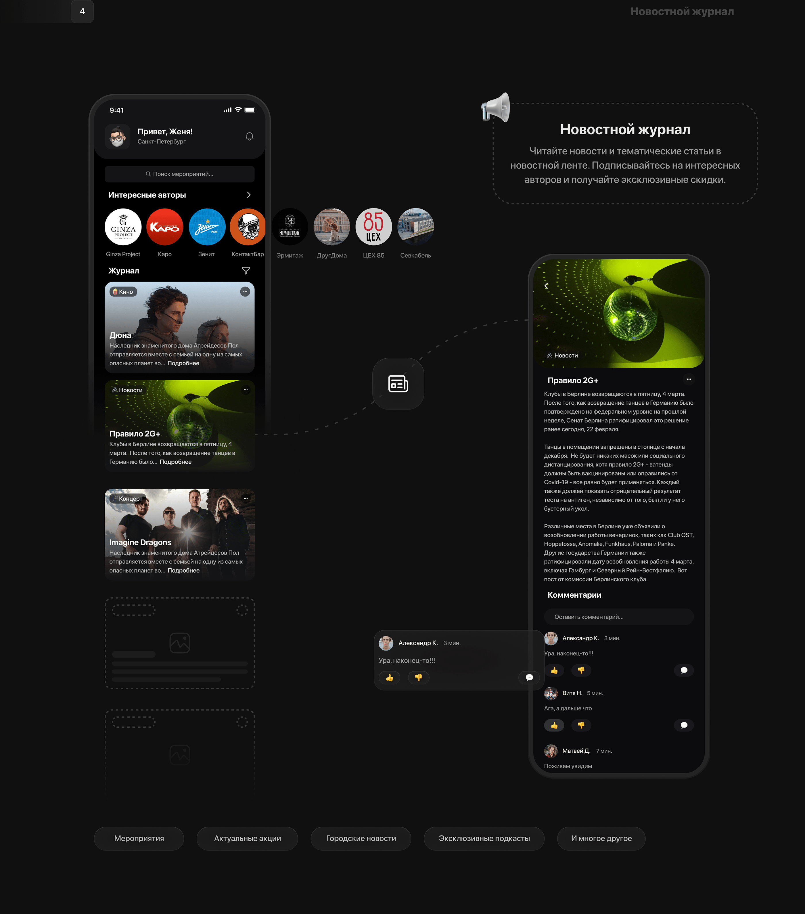 My city _ Mobile App (UX/UI) — Изображение №7 — Интерфейсы на Dprofile