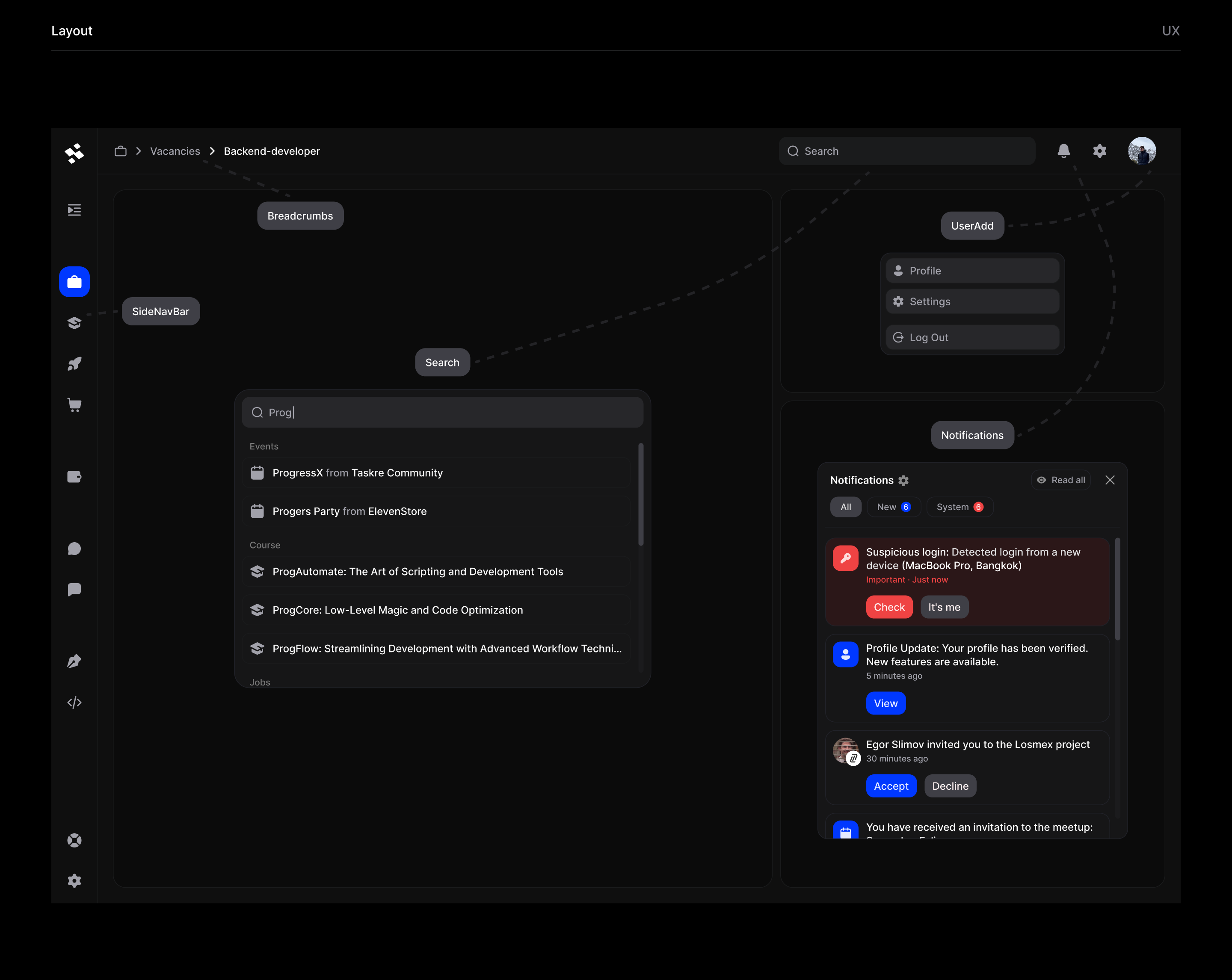 MYTI | All-in-One IT Social Network | Web UX/UI Design — Изображение №18 — Интерфейсы на Dprofile