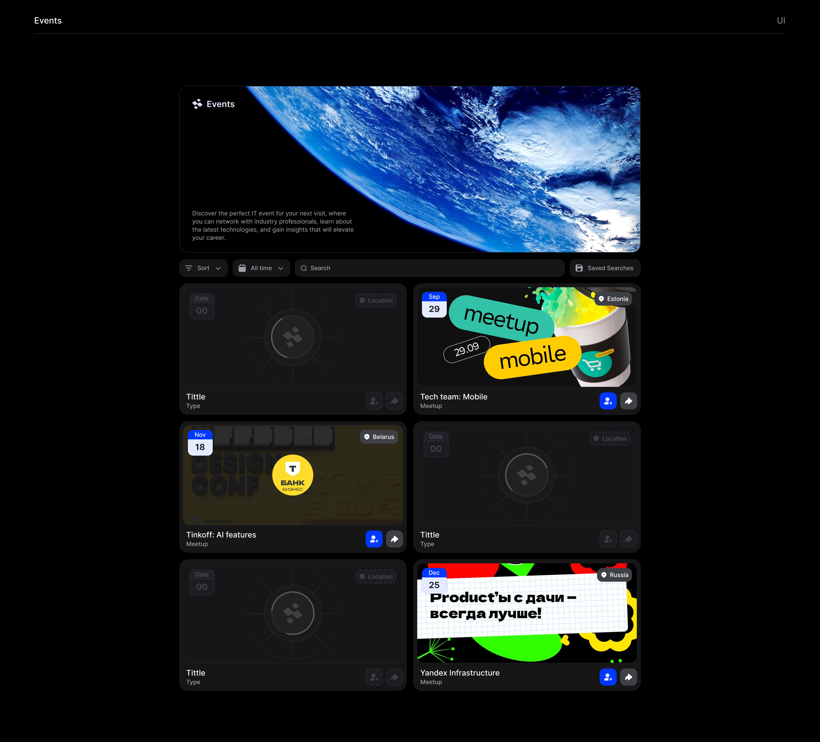 MYTI | All-in-One IT Social Network | Web UX/UI Design — Изображение №6 — Интерфейсы на Dprofile