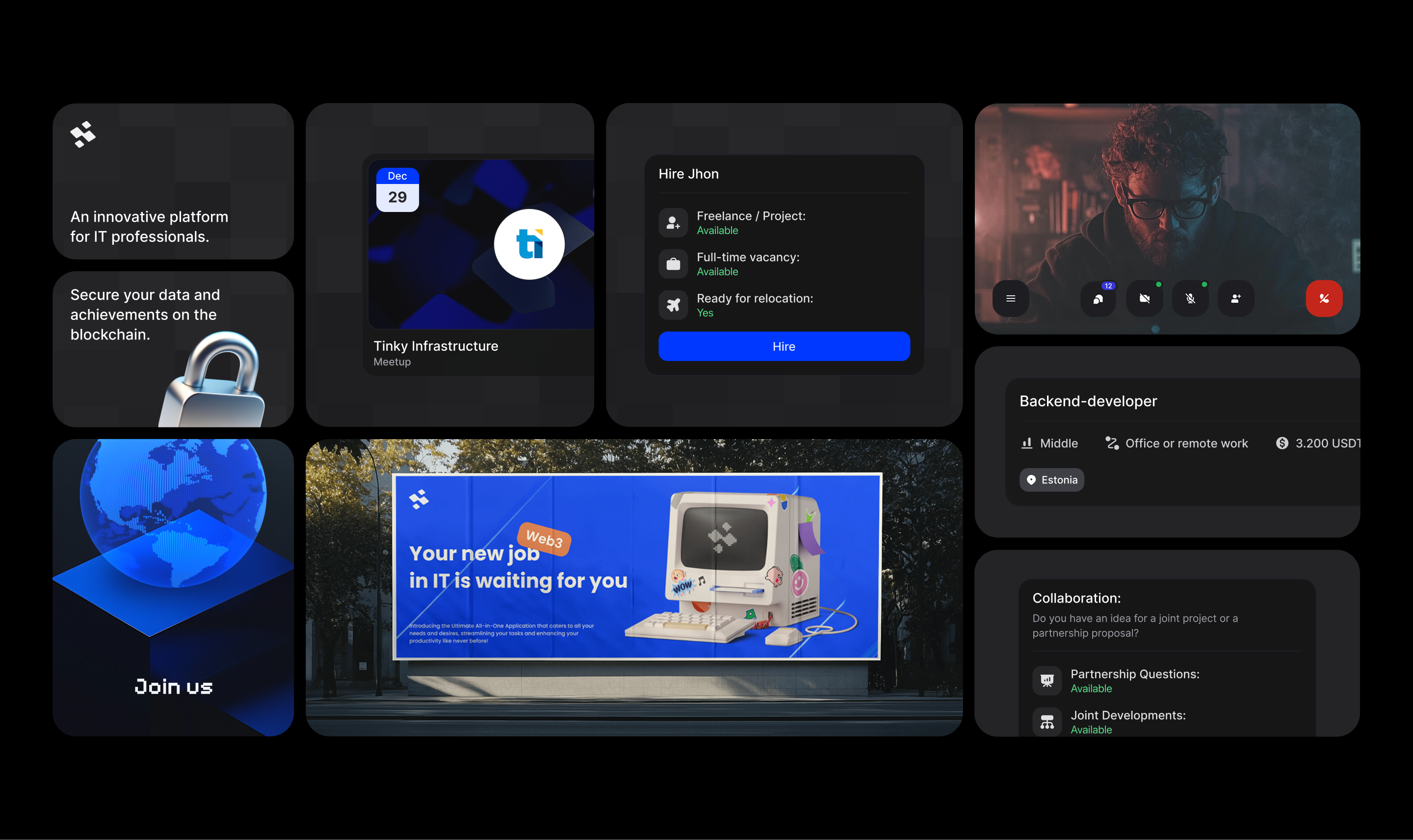 MYTI | All-in-One IT Social Network | Web UX/UI Design — Изображение №5 — Интерфейсы на Dprofile