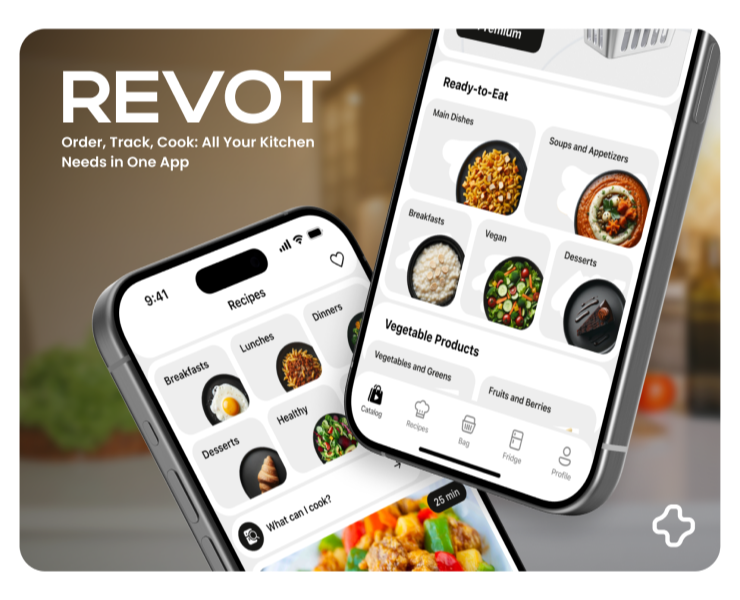 Revot | FoodTech (Culinary & Delivery) — Интерфейсы на Dprofile