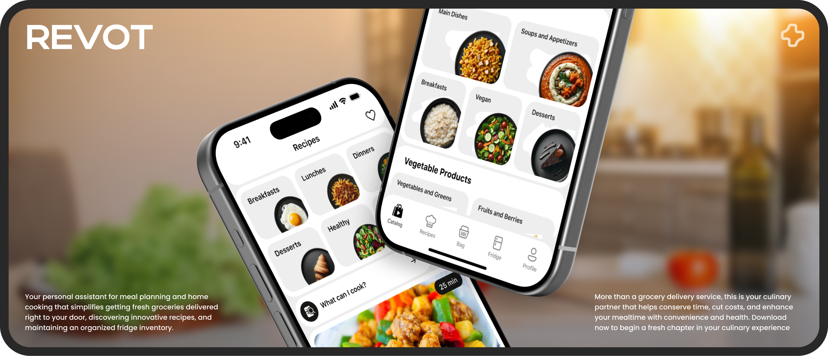 Revot | FoodTech (Culinary & Delivery) — Изображение №1 — Интерфейсы на Dprofile