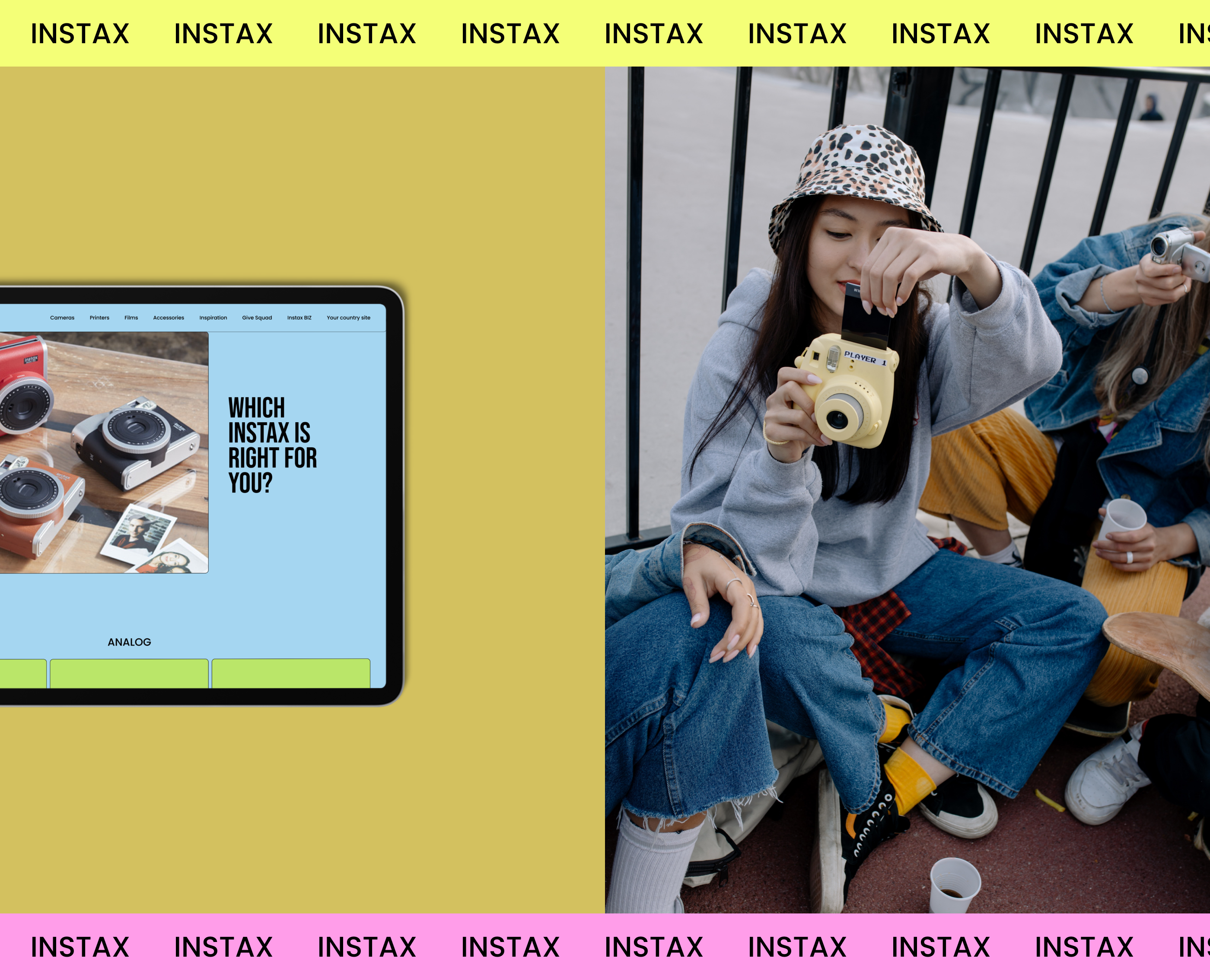 INSTAX - Redesign concept | Corporate website — Изображение №5 — Интерфейсы на Dprofile