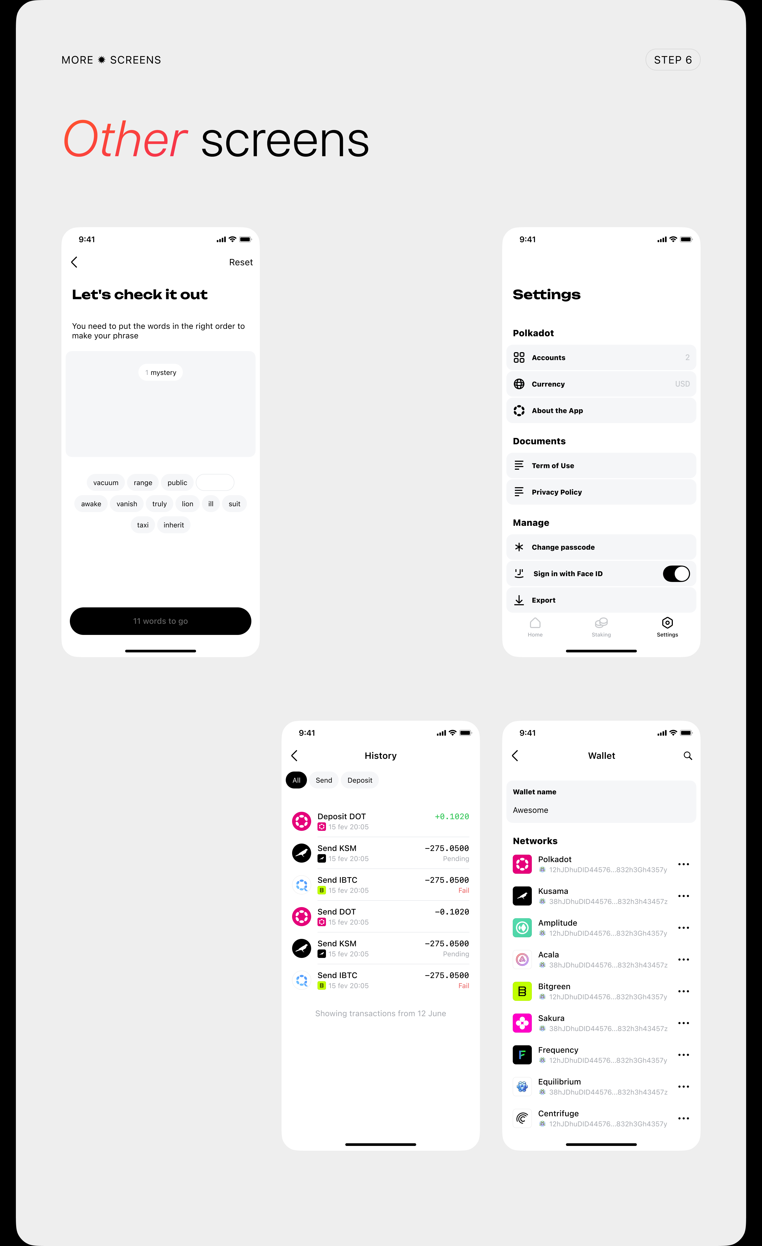 Crypto wallet app — Изображение №6 — Интерфейсы на Dprofile