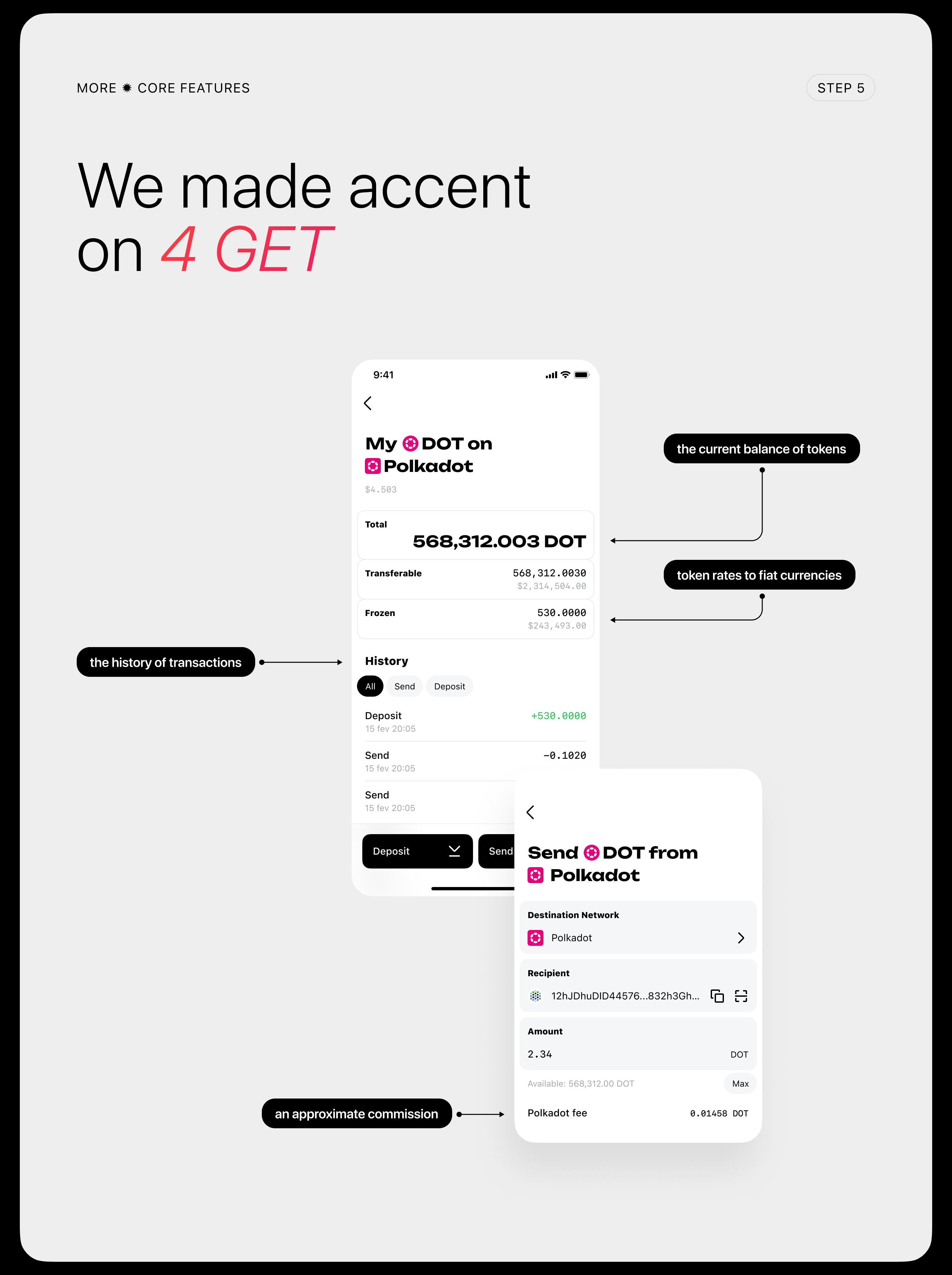 Crypto wallet app — Изображение №5 — Интерфейсы на Dprofile