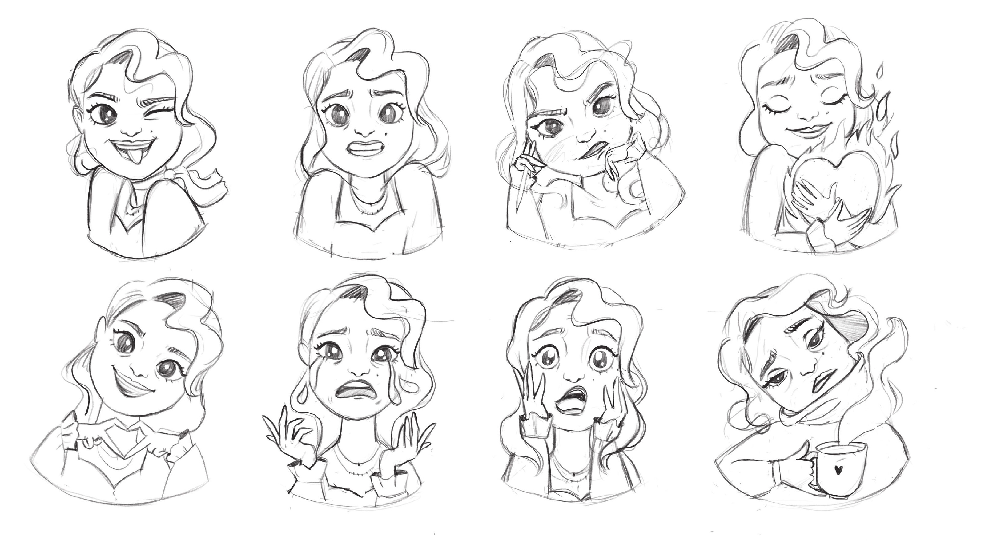 Персональные стикеры. Стикеры для телеграм. — Изображение №4 — Иллюстрация на Dprofile