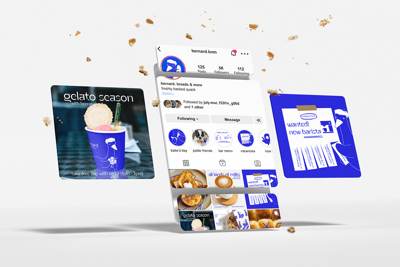 bernard. breads & more — Изображение №3 — Брендинг на Dprofile