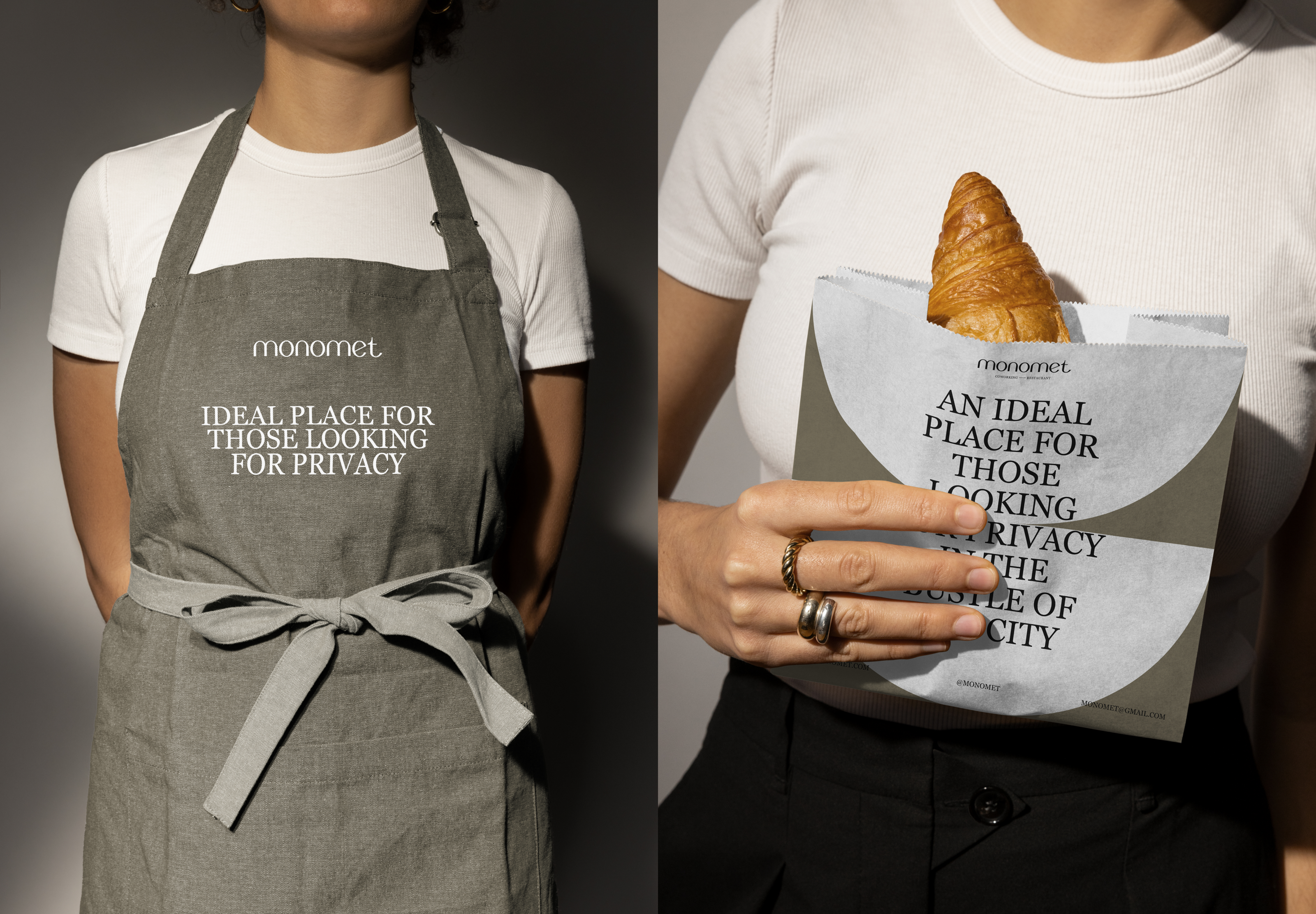 MONOMET / Identity for a coworking restaurant — Изображение №8 — Брендинг, Графика на Dprofile