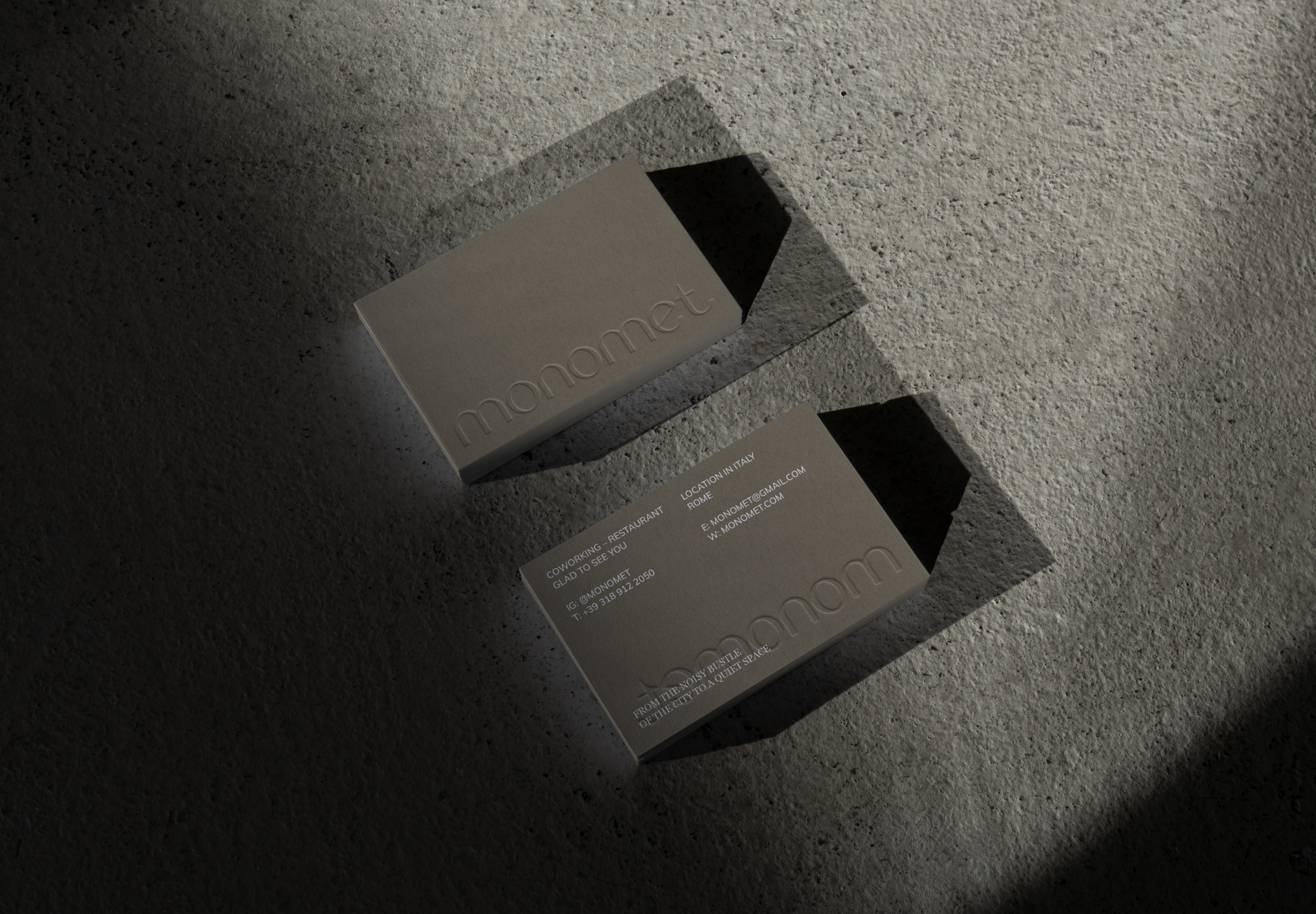 MONOMET / Identity for a coworking restaurant — Изображение №12 — Брендинг, Графика на Dprofile