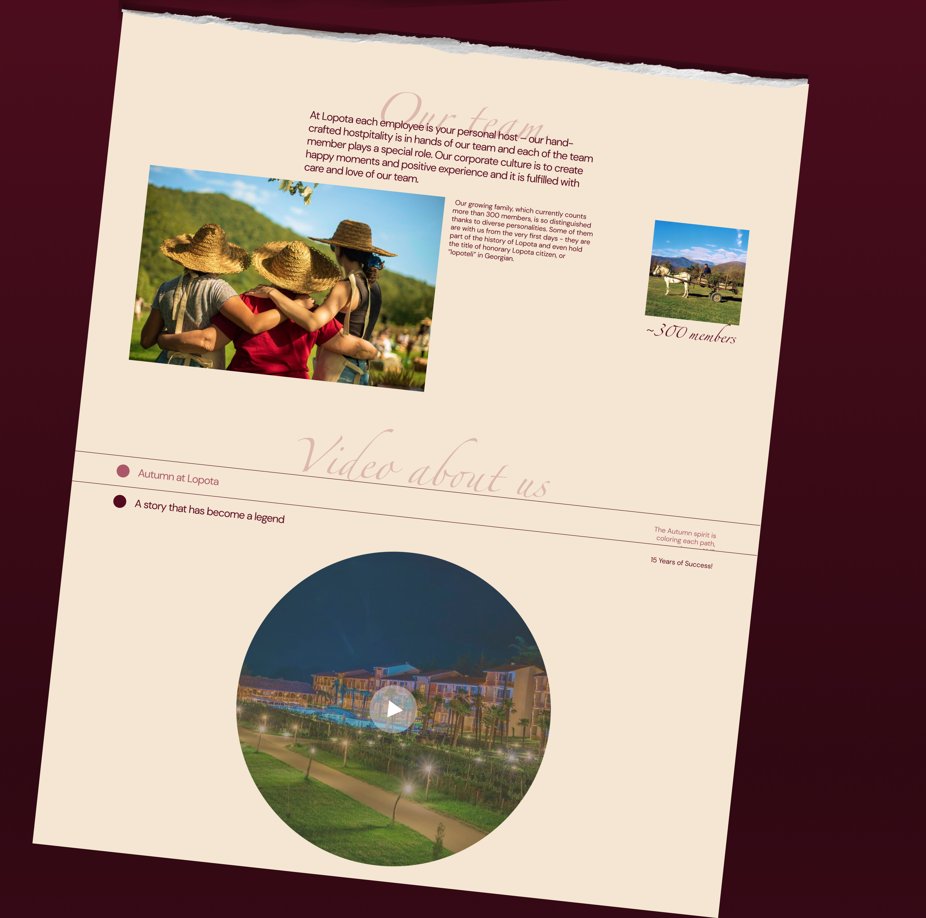Lopota lake resort & SPA — Изображение №9 — Интерфейсы на Dprofile