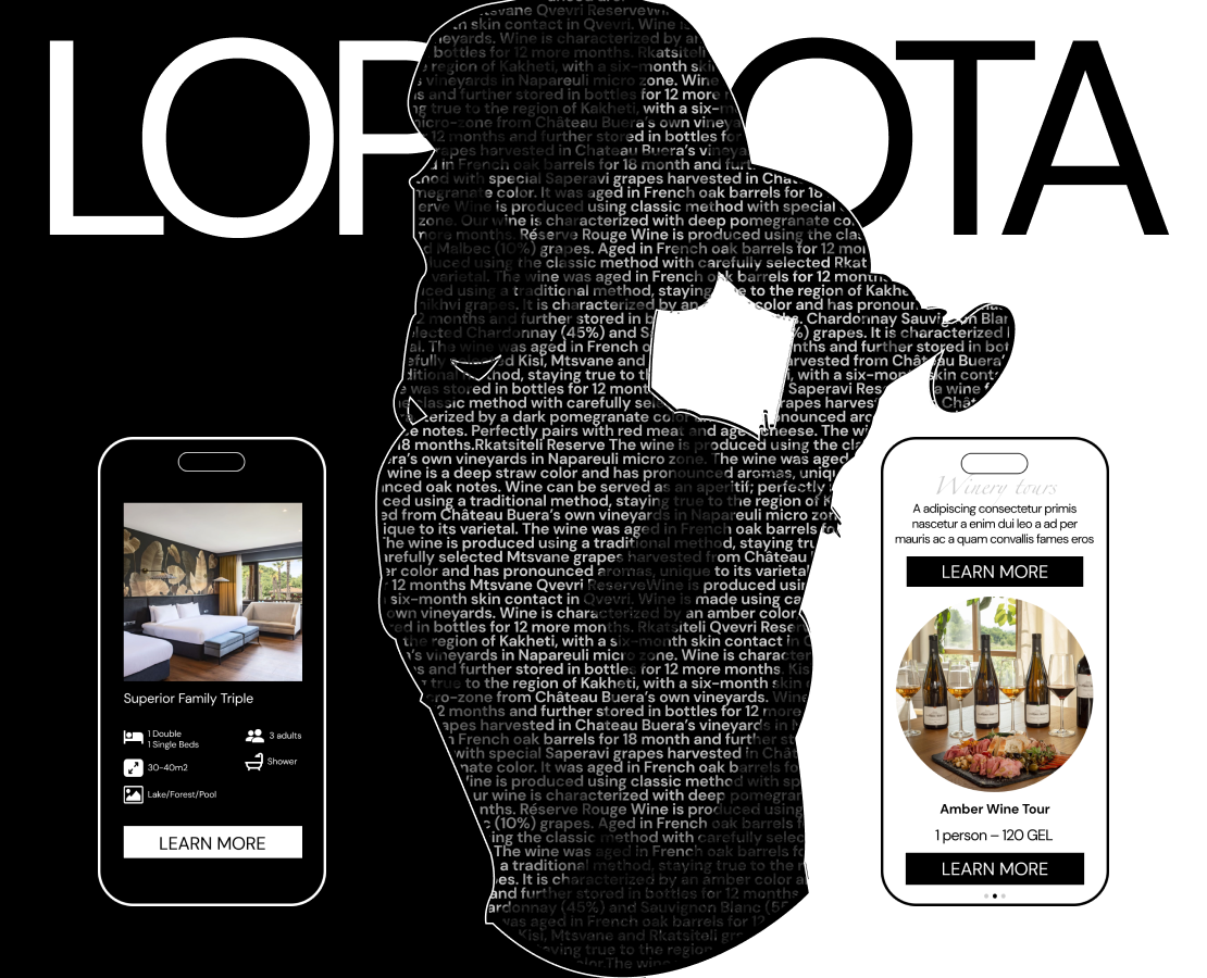 Lopota lake resort & SPA — Интерфейсы на Dprofile