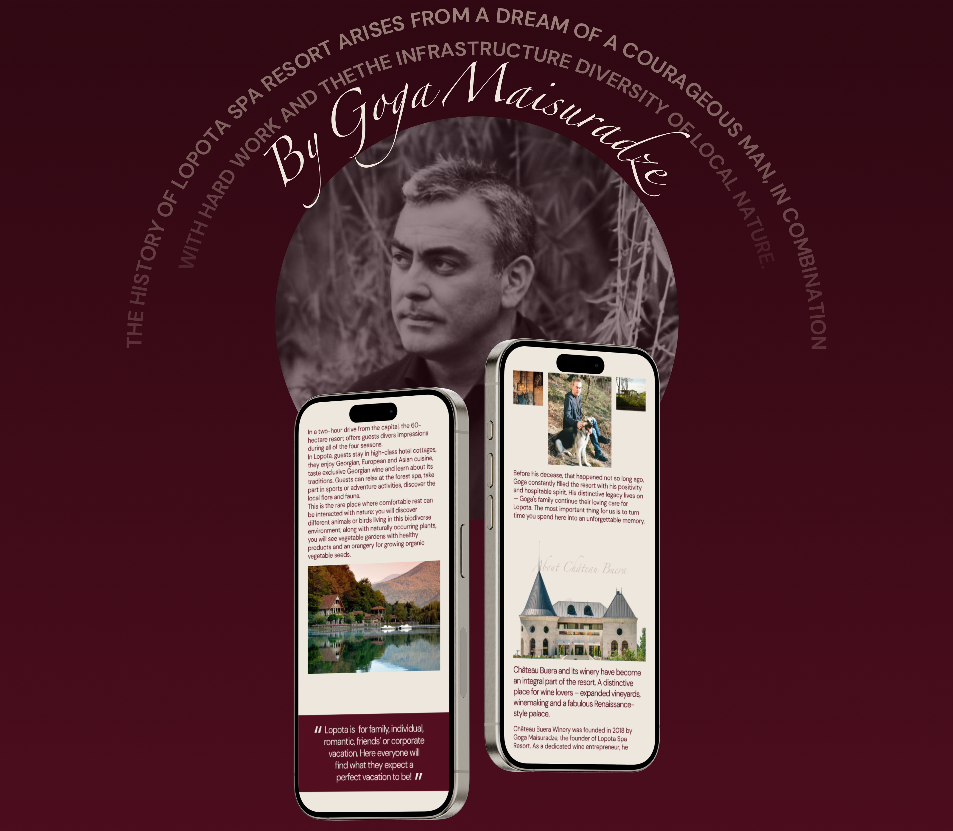 Lopota lake resort & SPA — Изображение №7 — Интерфейсы на Dprofile