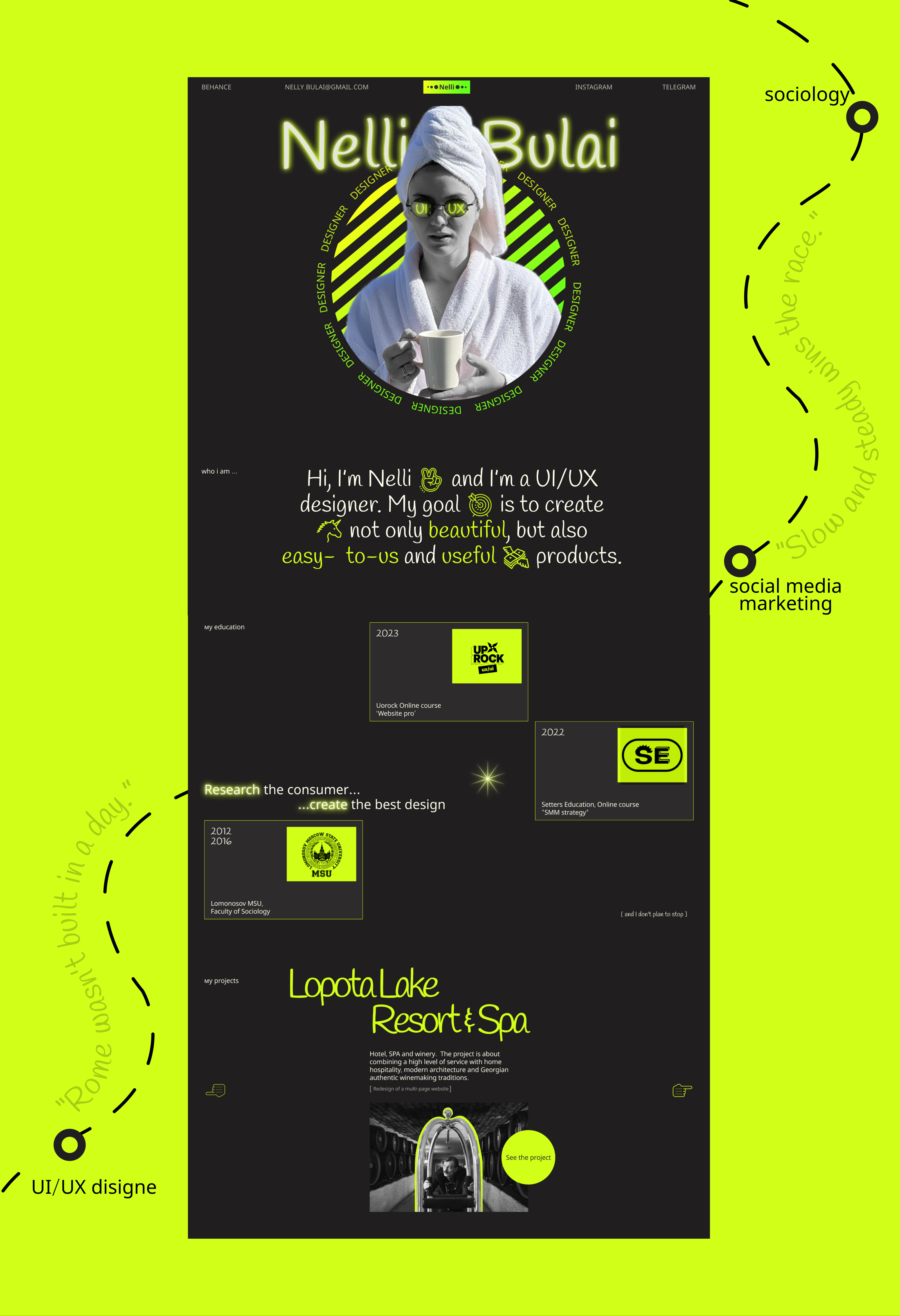 Сайт портфолио — Изображение №4 — Интерфейсы на Dprofile
