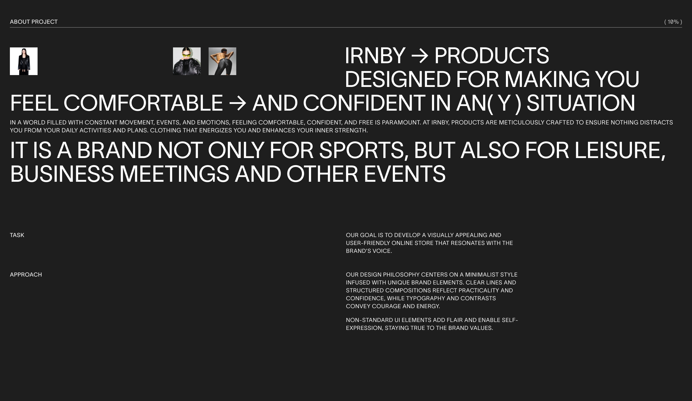 IRNBY STORE DESIGN CONCEPT — Изображение №2 — Интерфейсы, Анимация на Dprofile