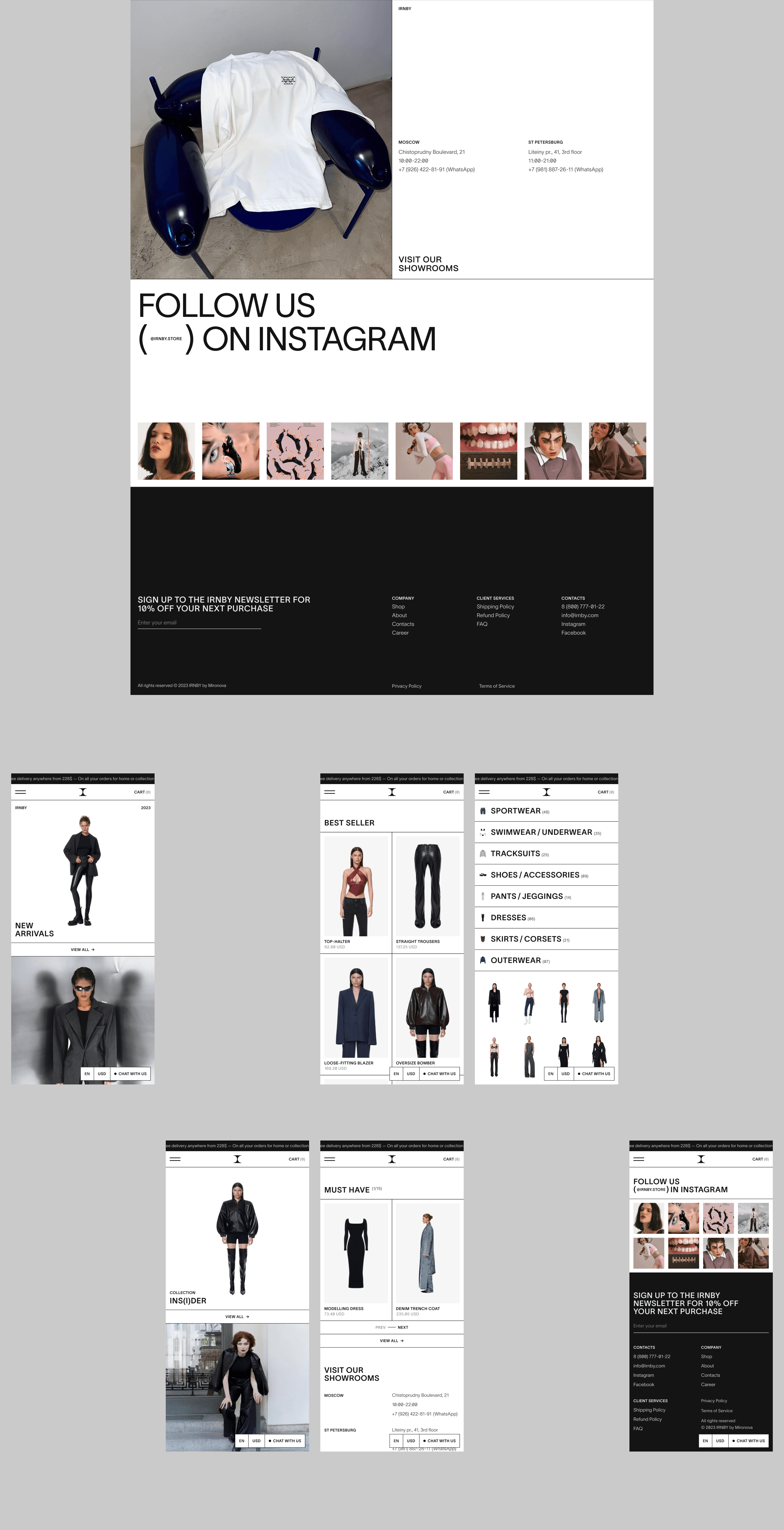 IRNBY STORE DESIGN CONCEPT — Изображение №5 — Интерфейсы, Анимация на Dprofile