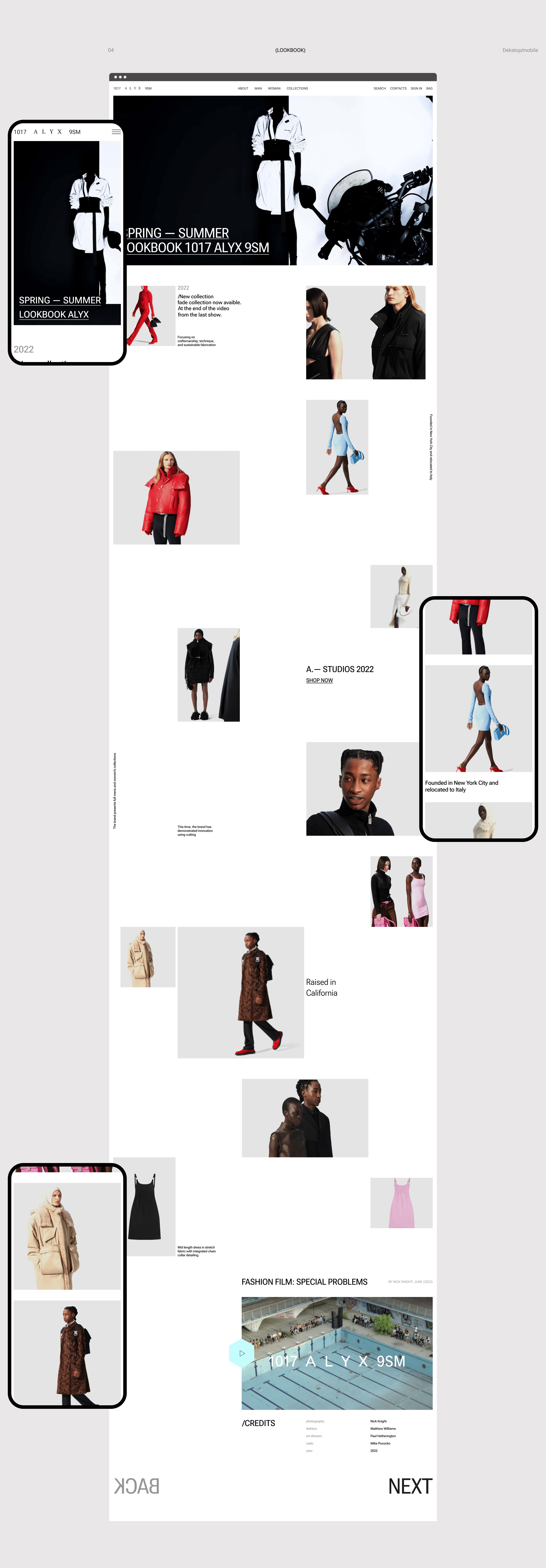[ALYX STUDIO] E-Commerce redesign — Изображение №9 — Интерфейсы, Брендинг, Анимация на Dprofile