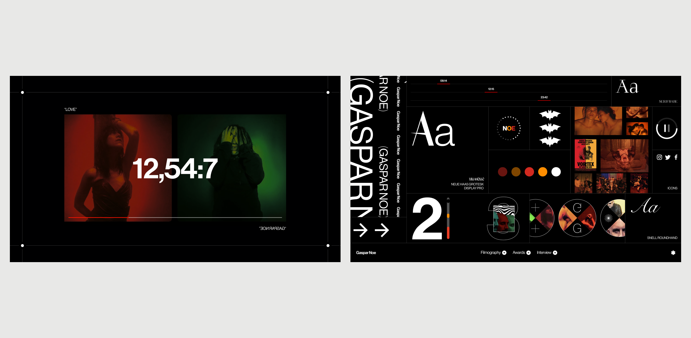 Gaspar Noe - website — Изображение №10 — Интерфейсы, Анимация на Dprofile