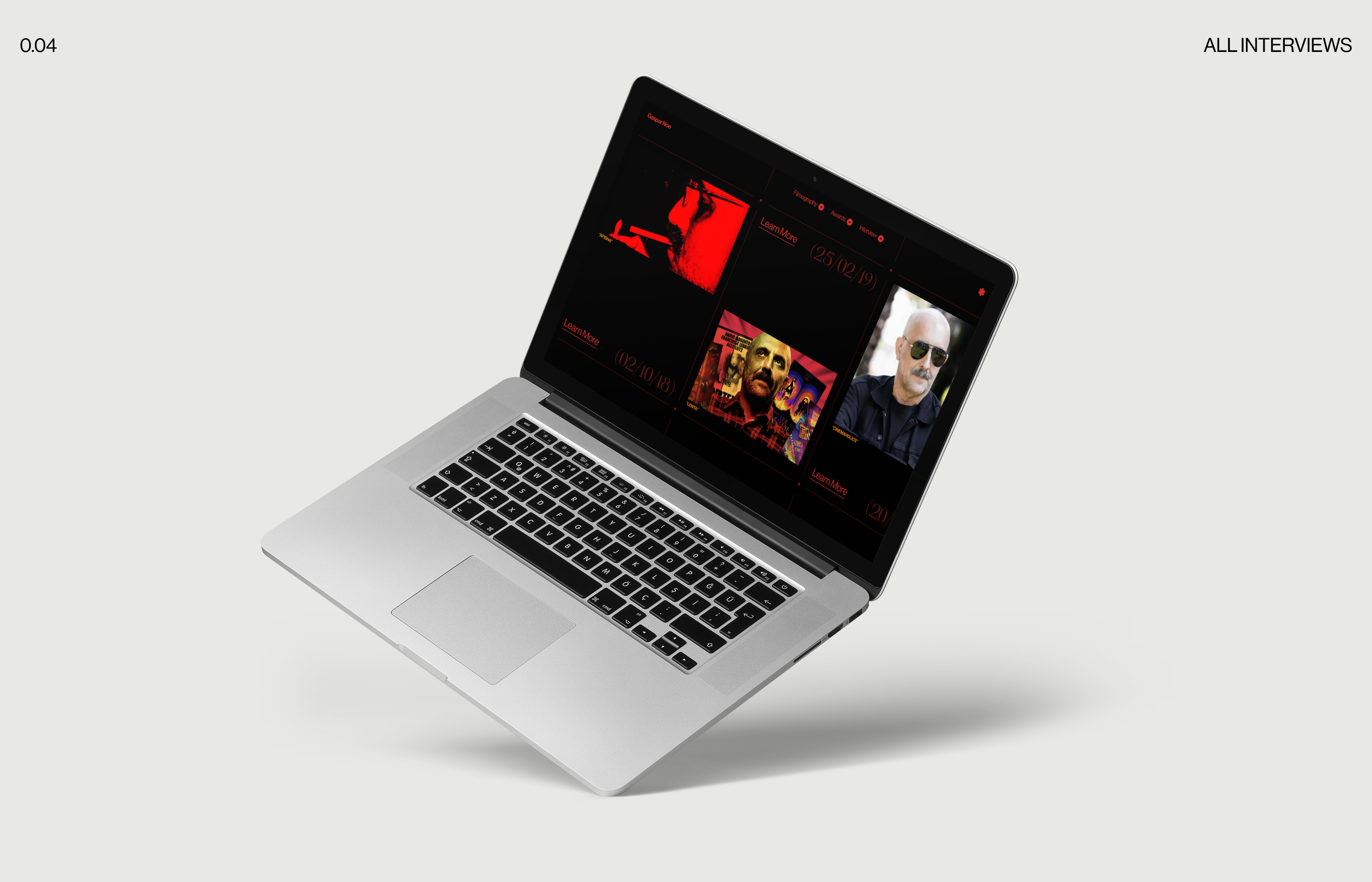 Gaspar Noe - website — Изображение №11 — Интерфейсы, Анимация на Dprofile
