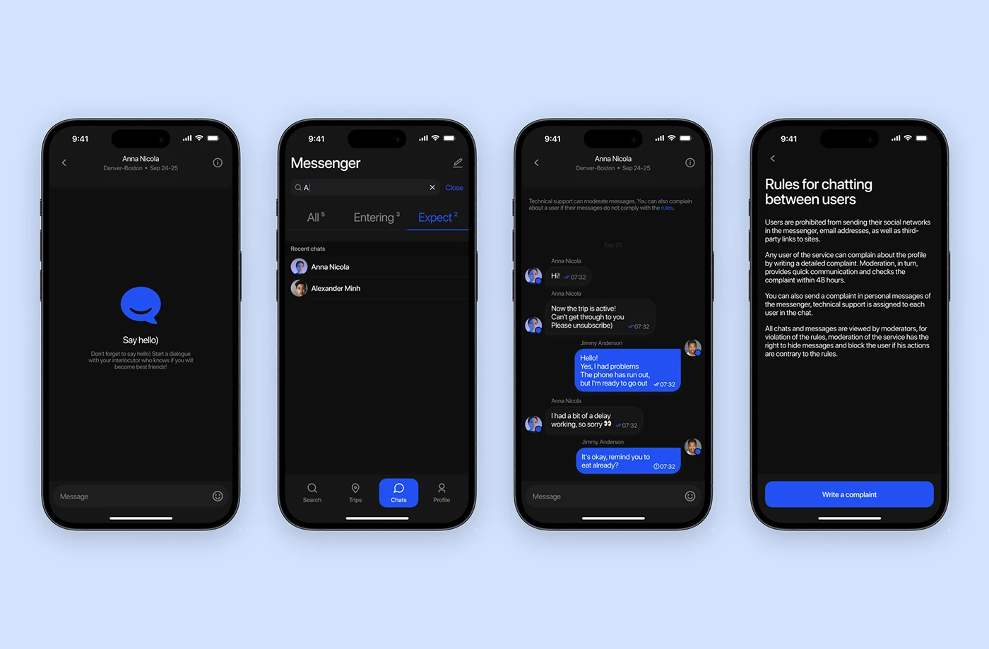 RoadBuddy — Mobile app — Изображение №16 — Интерфейсы, Анимация на Dprofile
