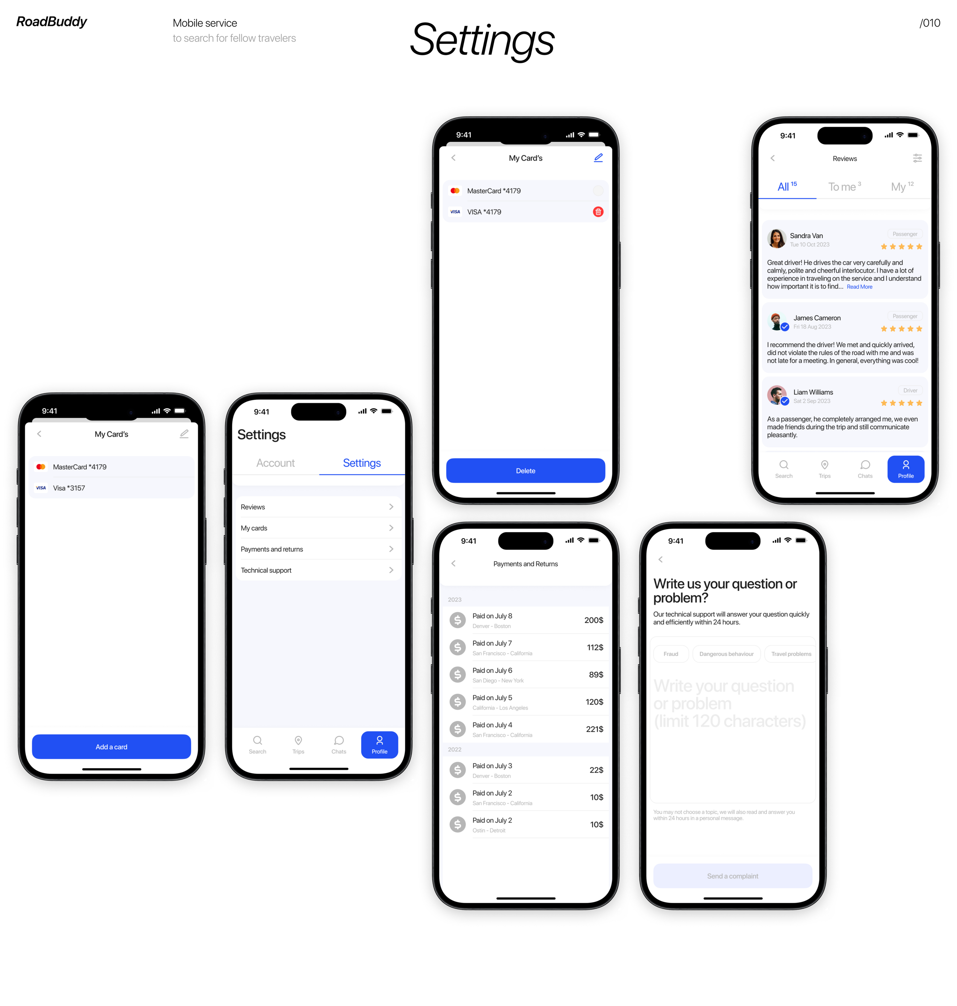 RoadBuddy — Mobile app — Изображение №22 — Интерфейсы, Анимация на Dprofile