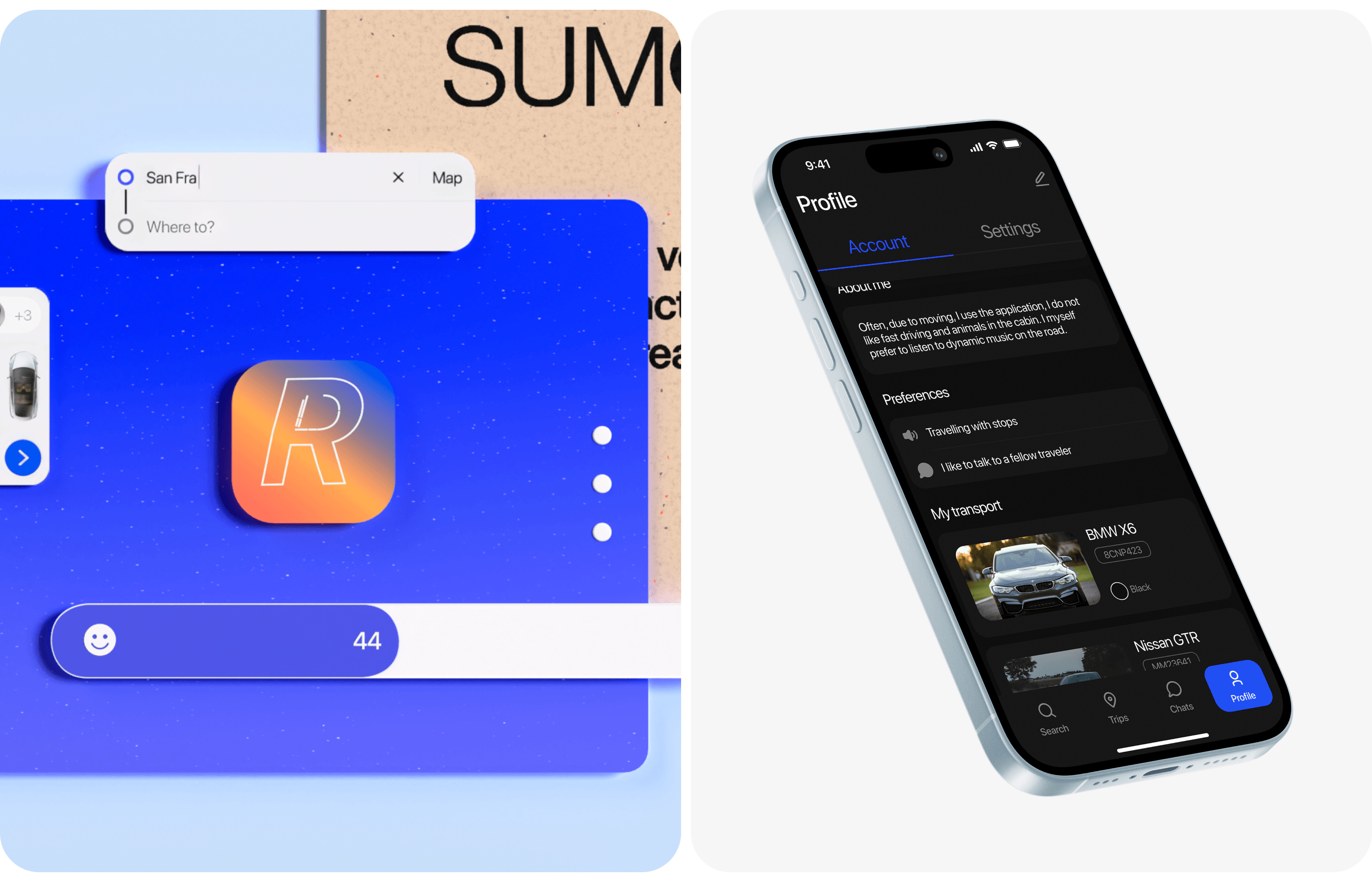 RoadBuddy — Mobile app — Изображение №21 — Интерфейсы, Анимация на Dprofile