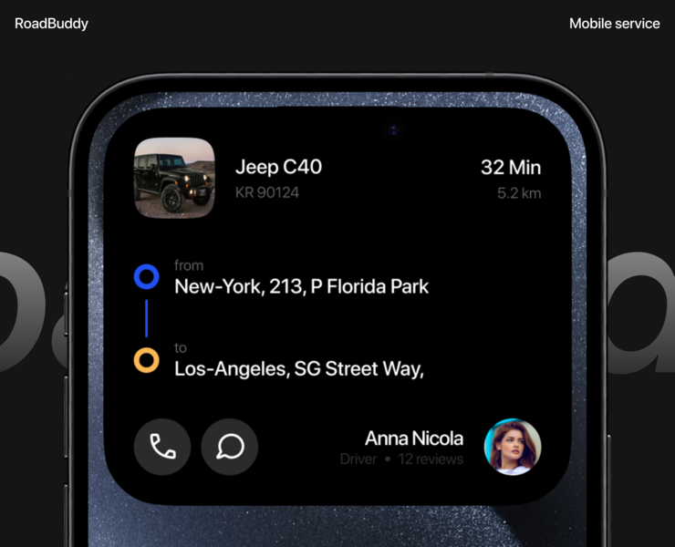 RoadBuddy — Mobile app на Dprofile