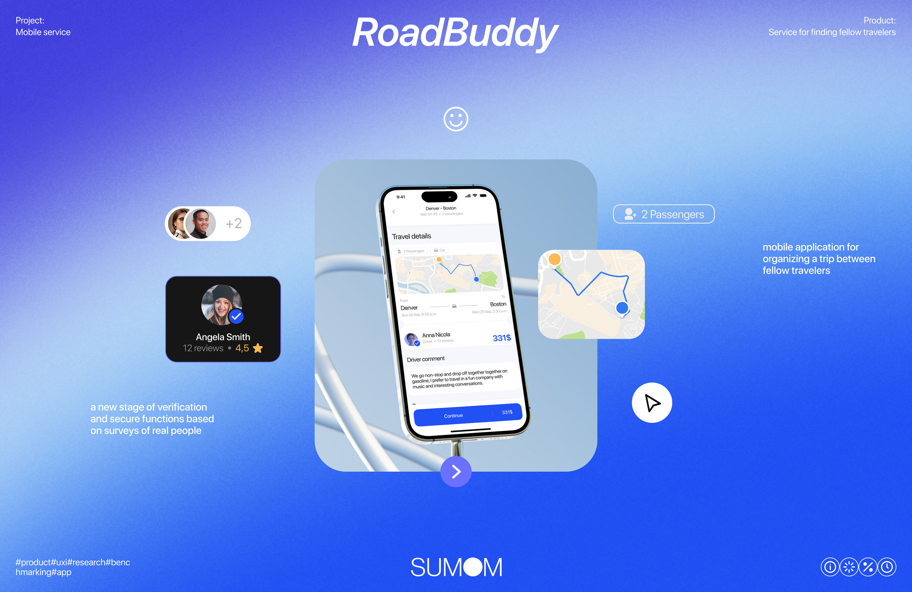 RoadBuddy — Mobile app — Изображение №1 — Интерфейсы, Анимация на Dprofile