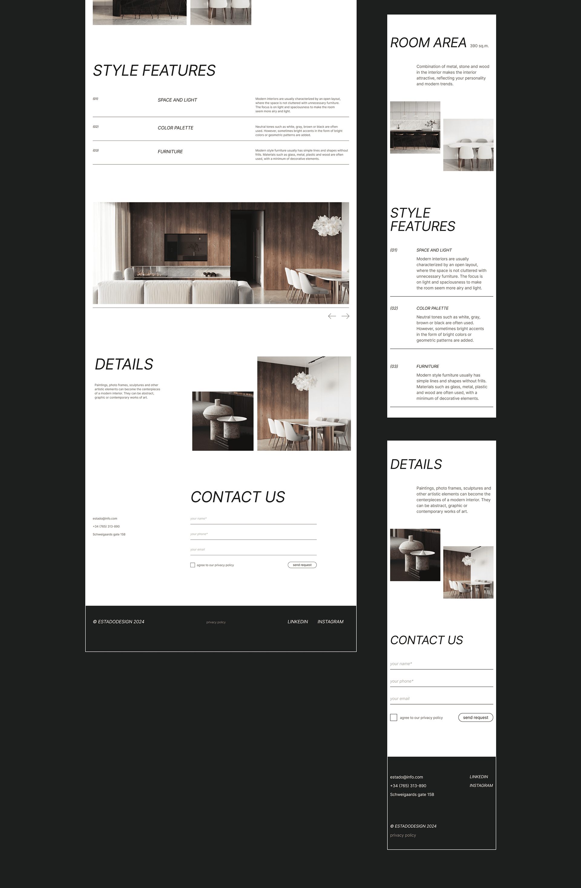 Website for an interior design studio — Изображение №8 — Интерфейсы на Dprofile