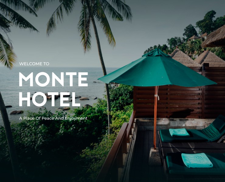 Главный экран для сайта отеля — Интерфейсы на Dprofile